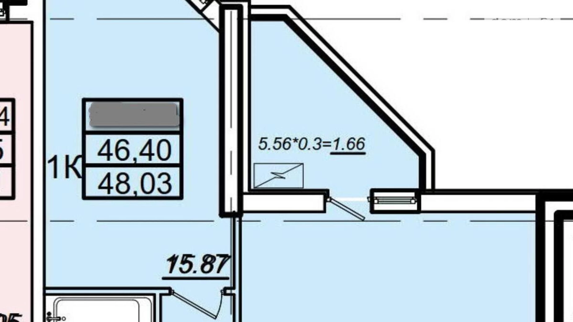 Продается 1-комнатная квартира 48 кв. м в Одессе, ул. Генуэзская, 1 - фото 2