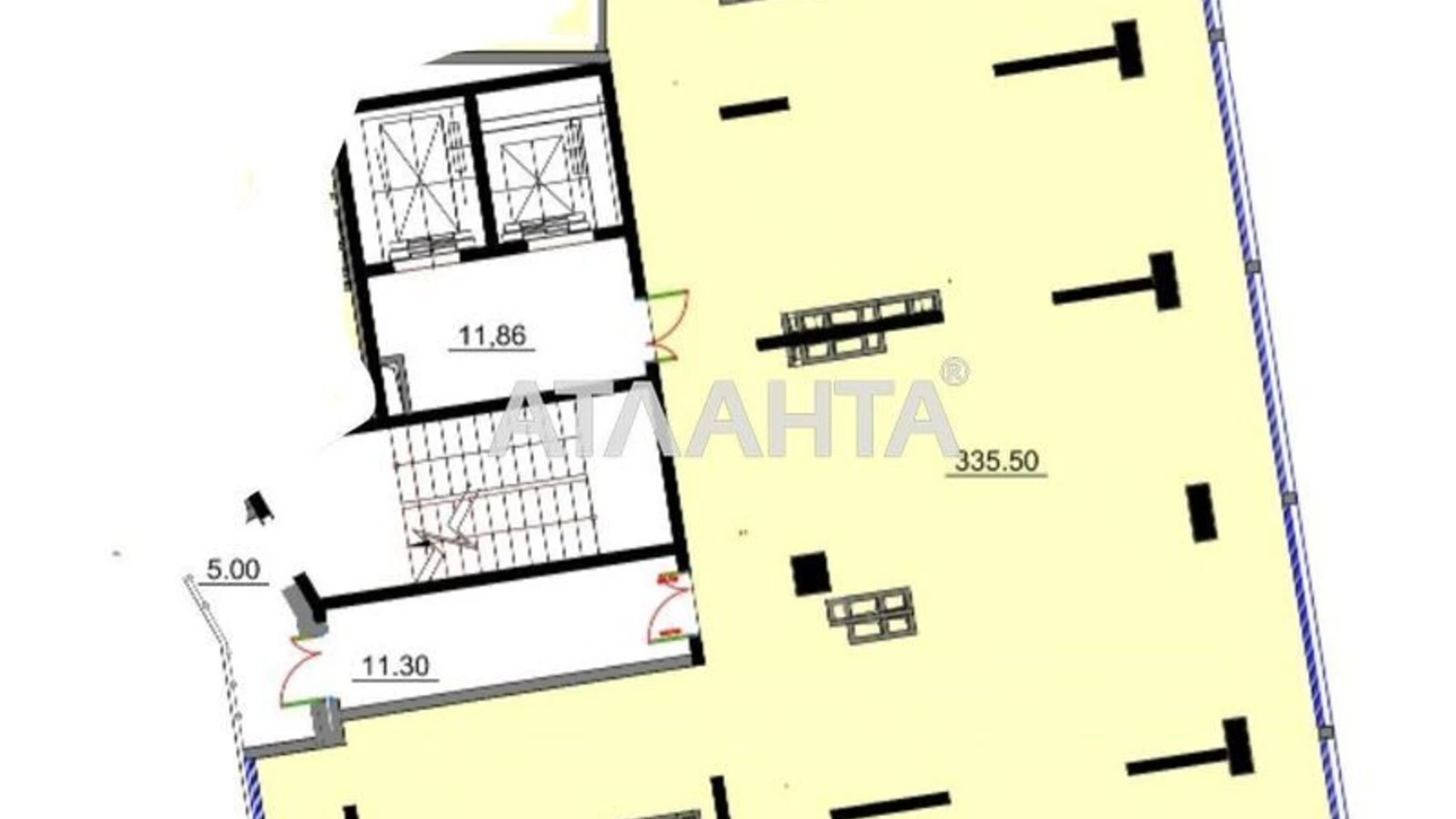 Продається 1-кімнатна квартира 335.5 кв. м у Одесі, вул. Косвена - фото 3