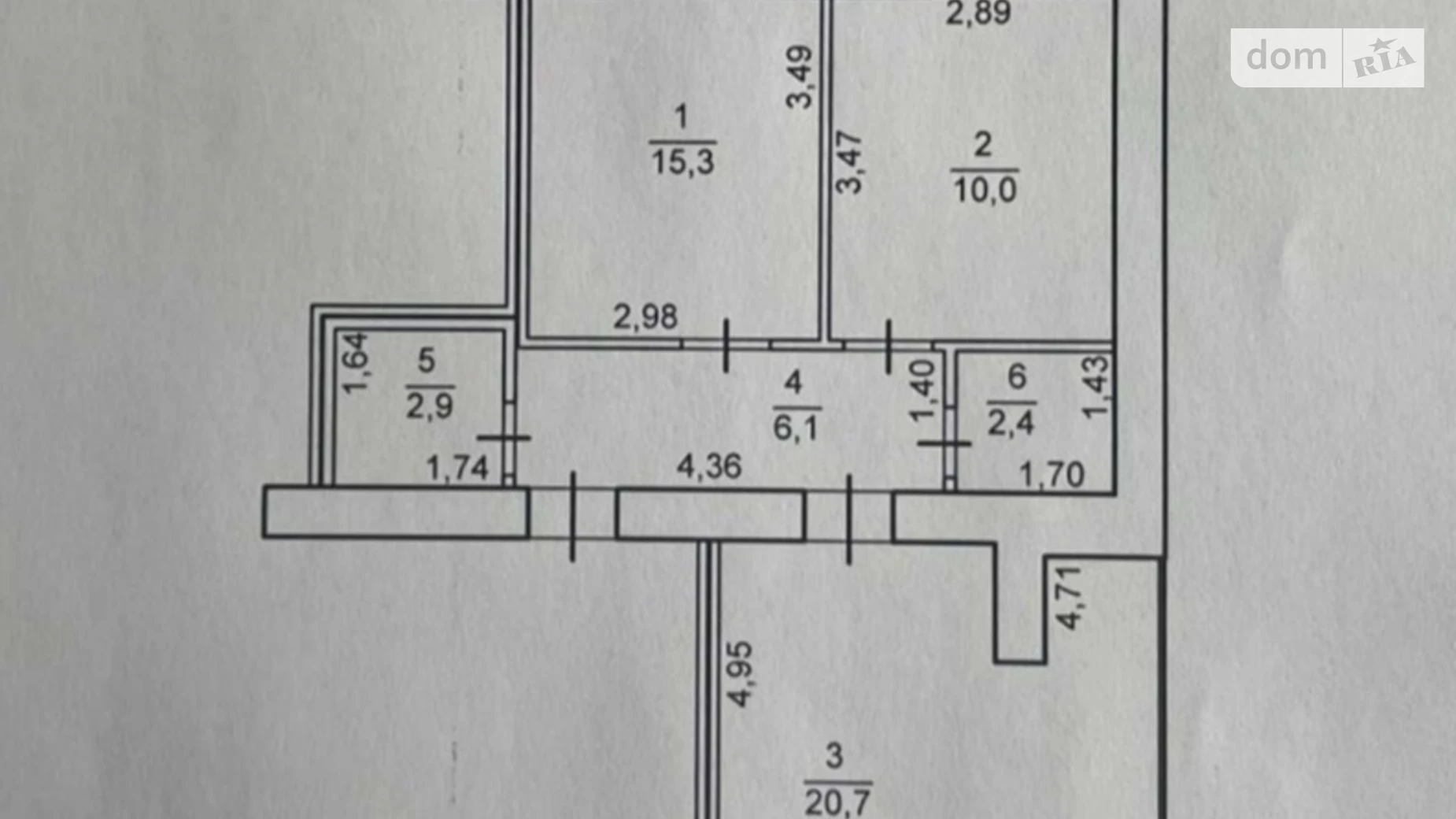 Продається 2-кімнатна квартира 55.8 кв. м у Чернігові, вул. Василя Стуса(Чернишевського), 33 - фото 4