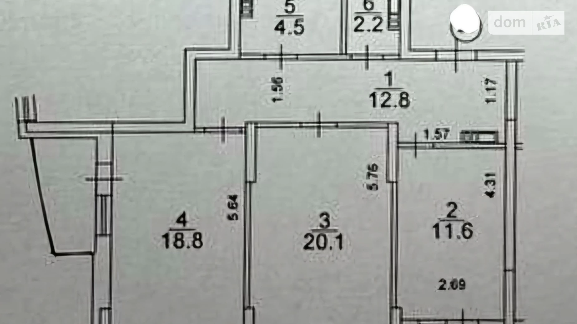 Продается 2-комнатная квартира 79.1 кв. м в Киеве, ул. Юрия Кондратюка, 1 - фото 2