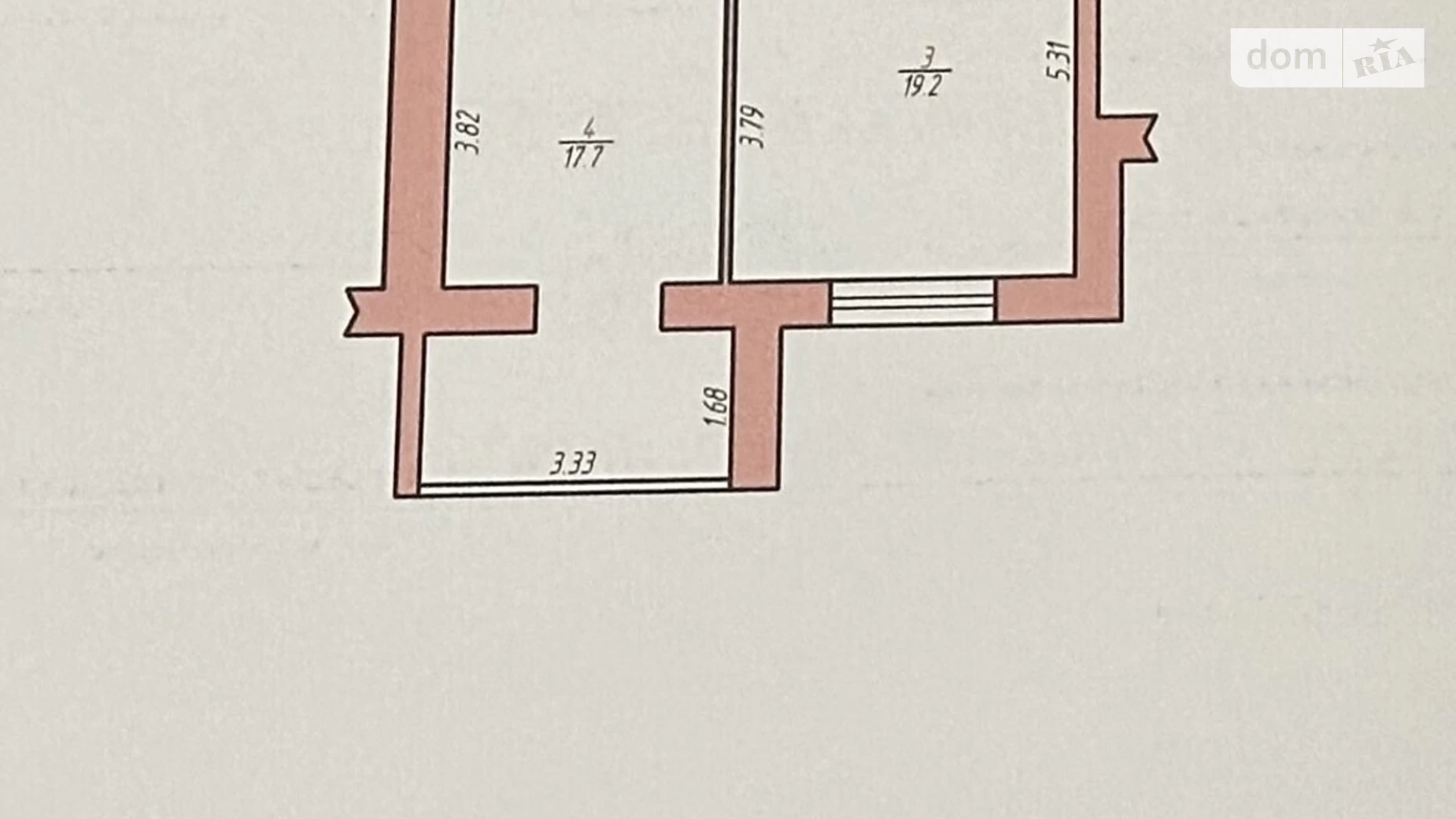 Продается 1-комнатная квартира 51.5 кв. м в Хмельницком, Львовское шоссе - фото 3