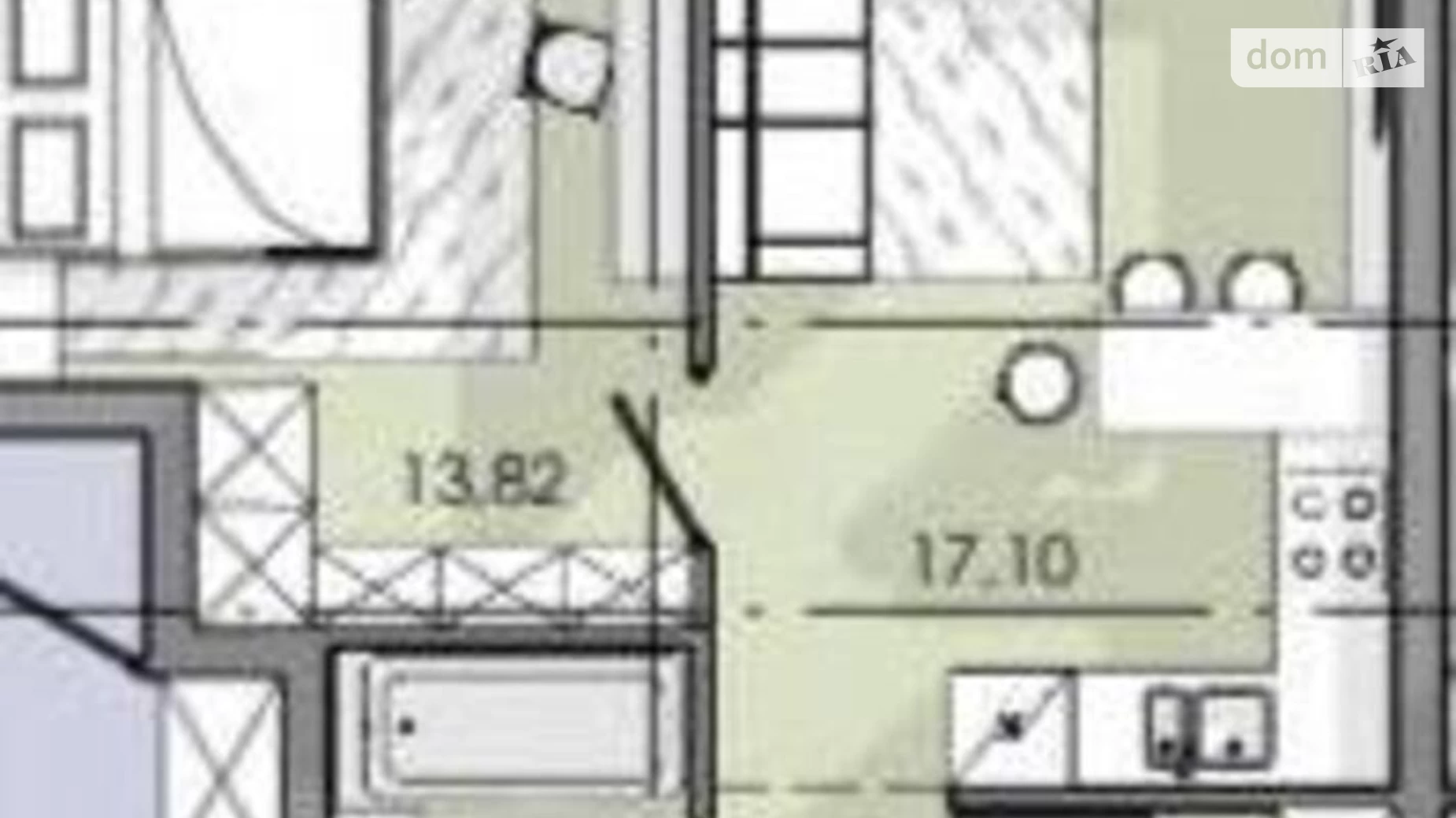 Продается 1-комнатная квартира 42.7 кв. м в Днепре, ул. Набережная Победы, 128 - фото 5