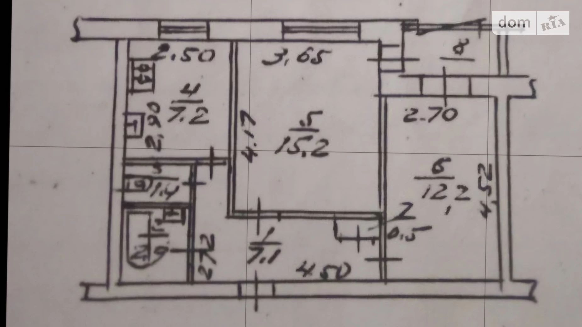 Продается 2-комнатная квартира 48 кв. м в Одессе, ул. Крымская, 66 - фото 2