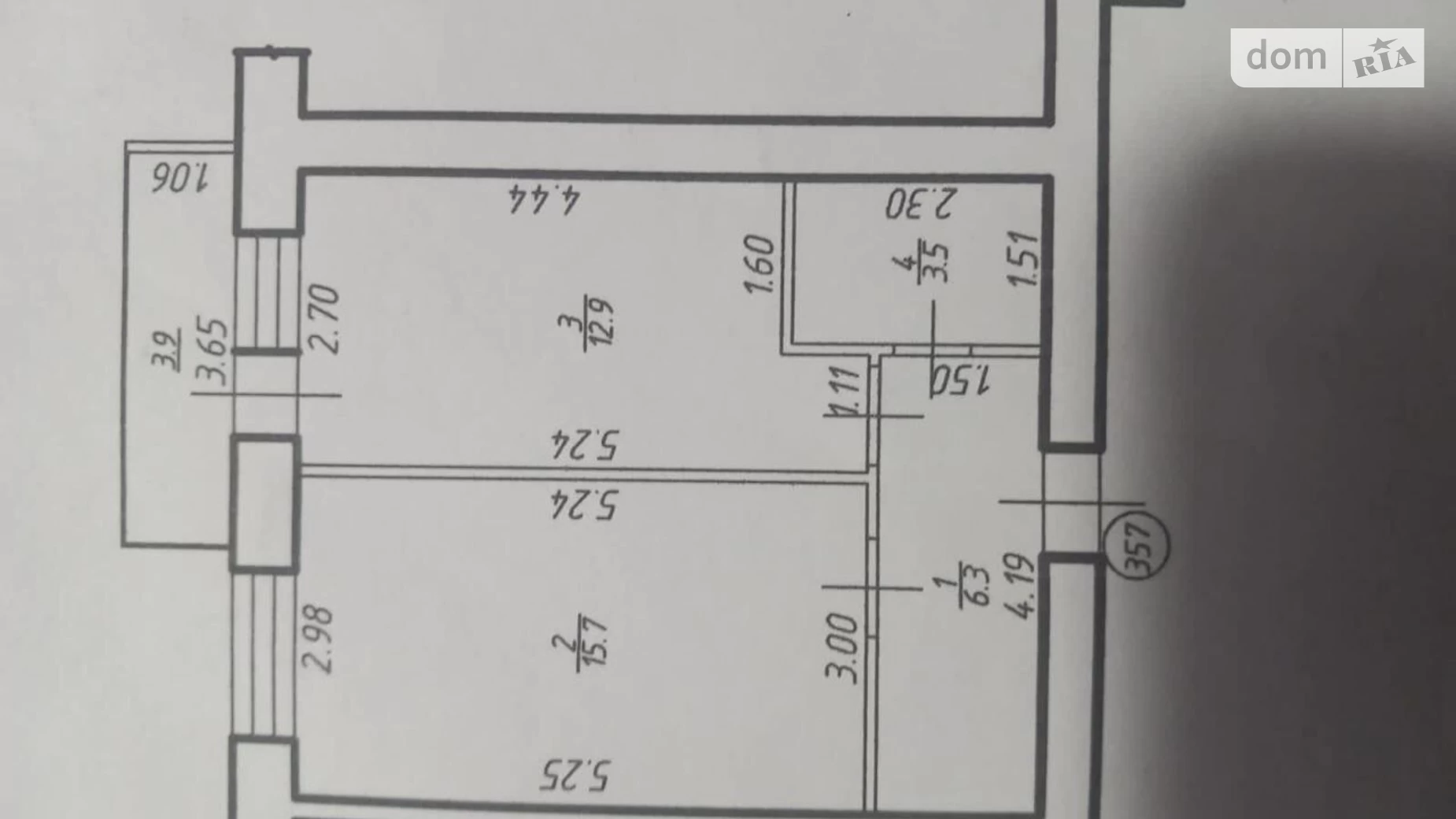 Продається 1-кімнатна квартира 38.4 кв. м у Івано-Франківську, вул. Побутова, 4 - фото 2