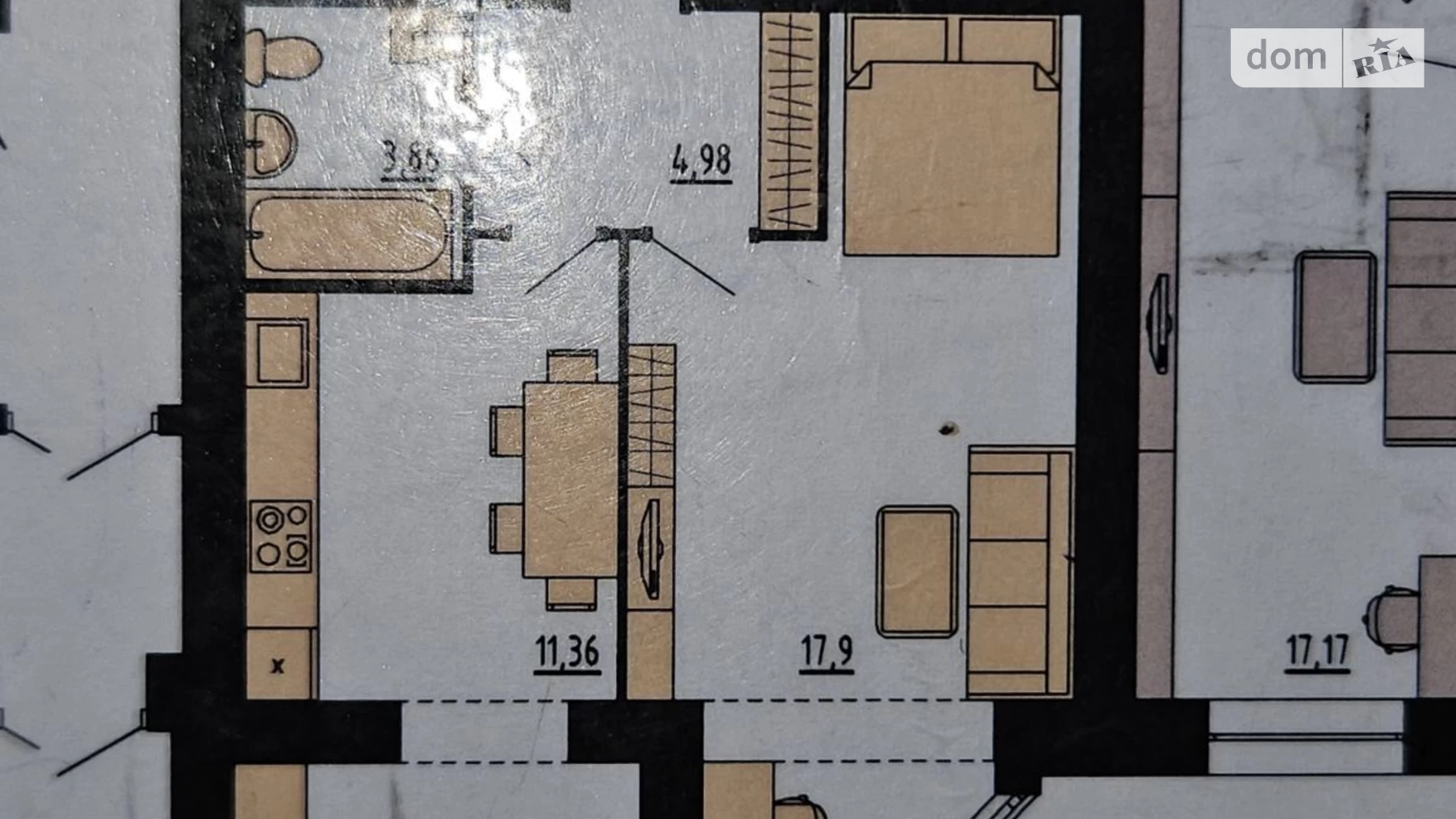 Продается 1-комнатная квартира 45 кв. м в Хмельницком, ул. Сечевых Стрельцов, 5 - фото 5