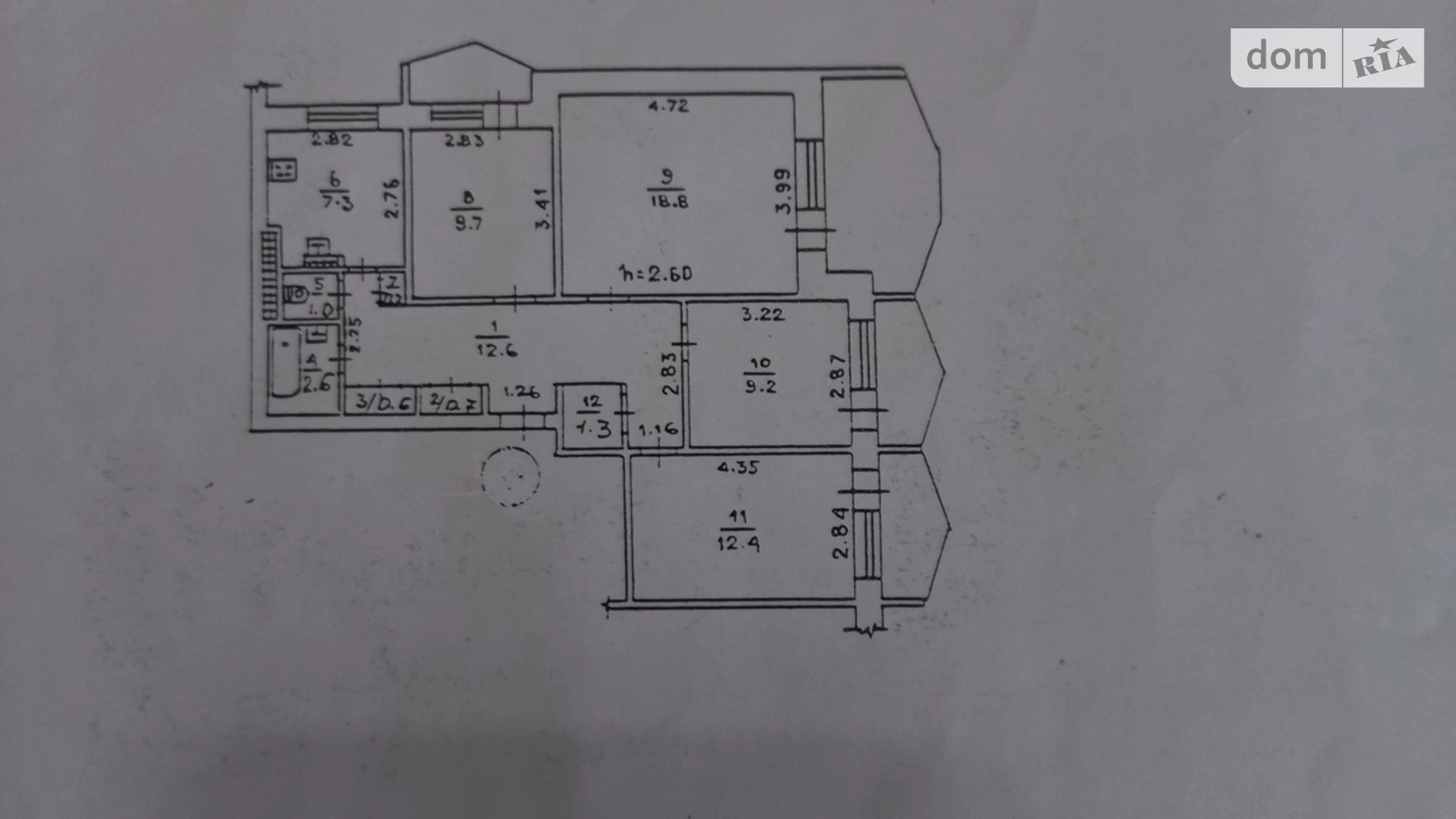 Продається 4-кімнатна квартира 84.7 кв. м у Одесі, вул. Давида Ойстраха - фото 3