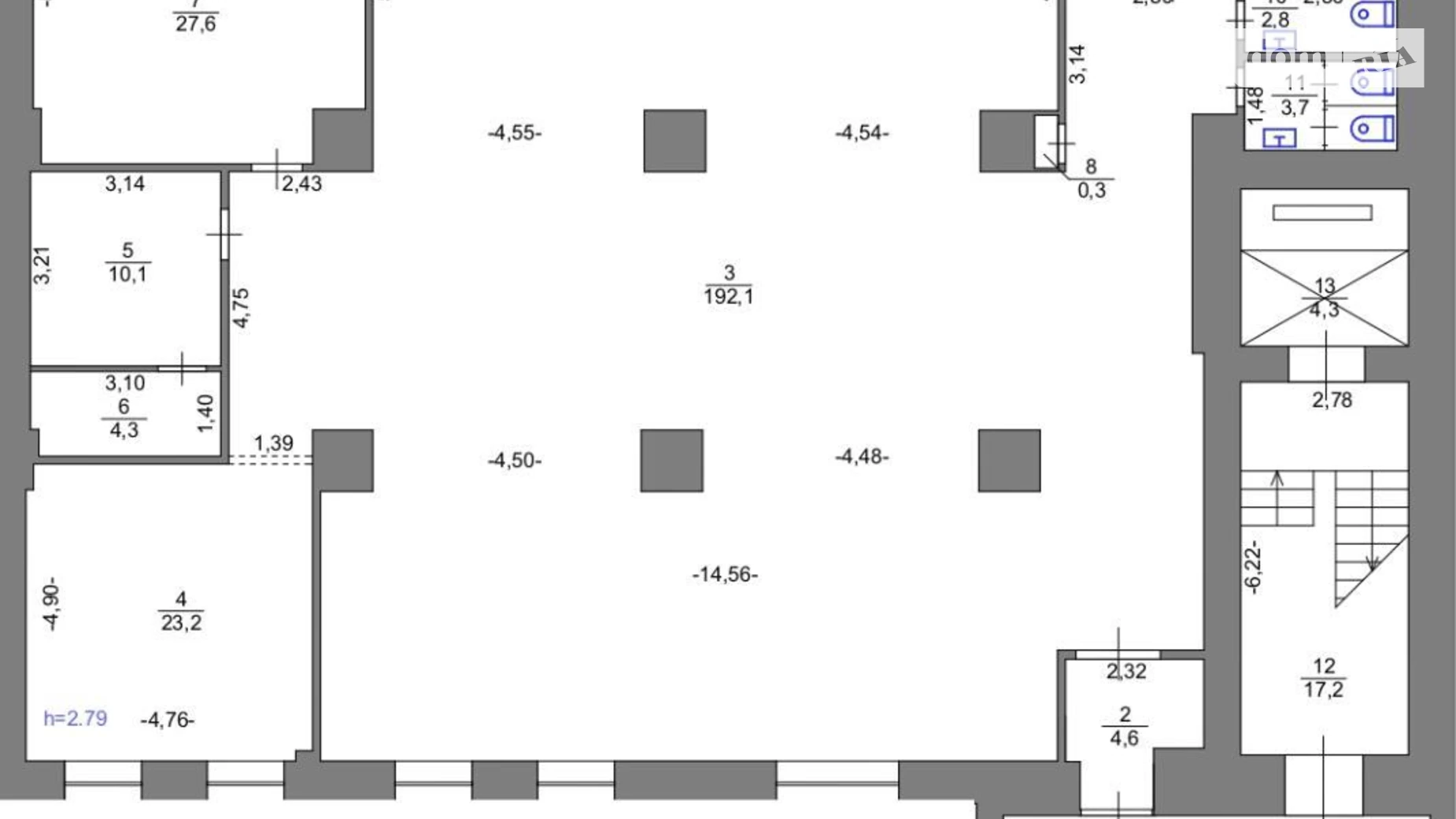 Сдается в аренду офис 315 кв. м в бизнес-центре, цена: 7560 $ - фото 3