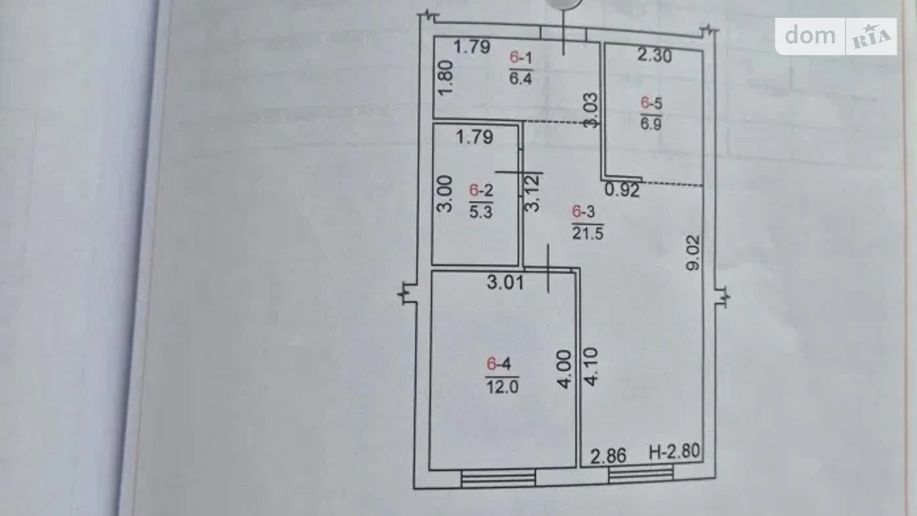 Продается 1-комнатная квартира 52.1 кв. м в Белой Церкви, ул. Таращанская, 207 - фото 3