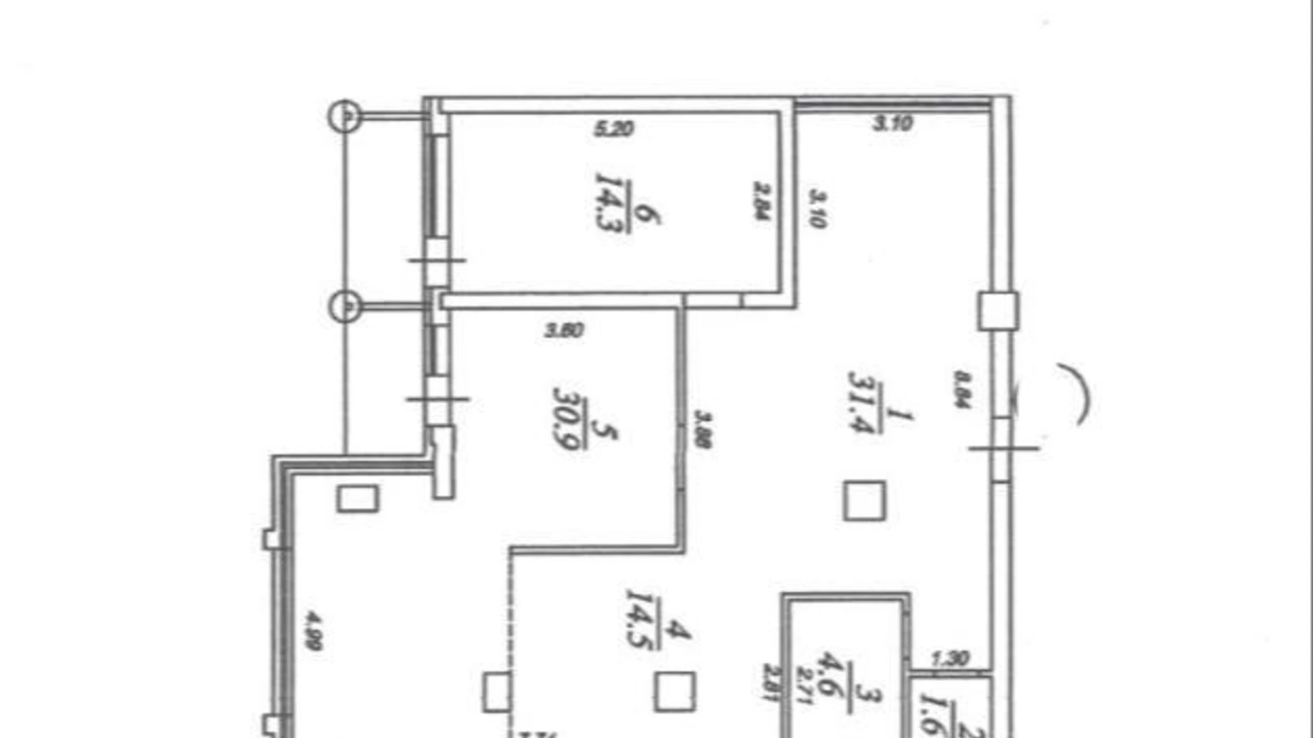 Продается 2-комнатная квартира 100 кв. м в Киеве, ул. Нижний Вал, 27-29 - фото 2