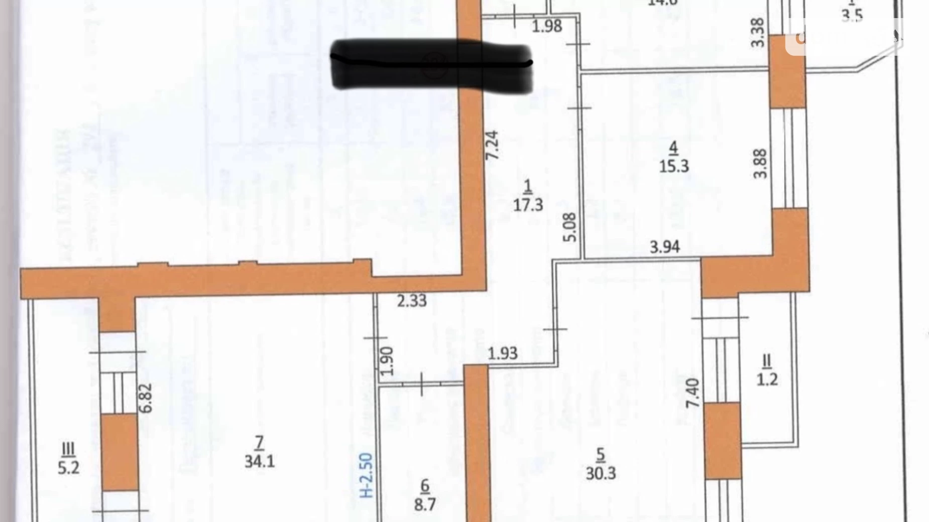 3-комнатная квартира 133.2 кв. м в Тернополе, пер. Генерала Мирона Тарнавского, 4 - фото 12