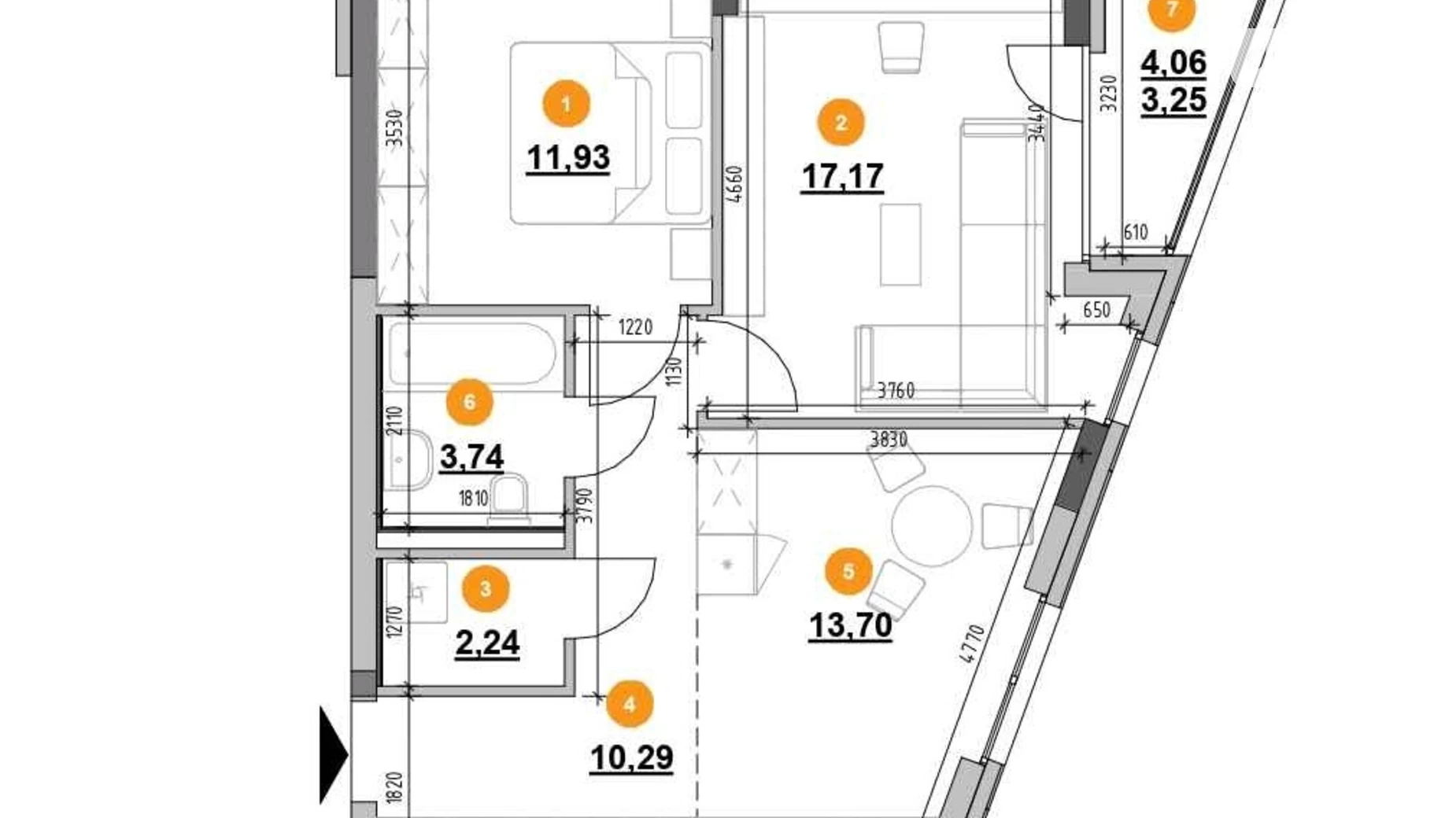 Продається 2-кімнатна квартира 62.32 кв. м у Львові - фото 5