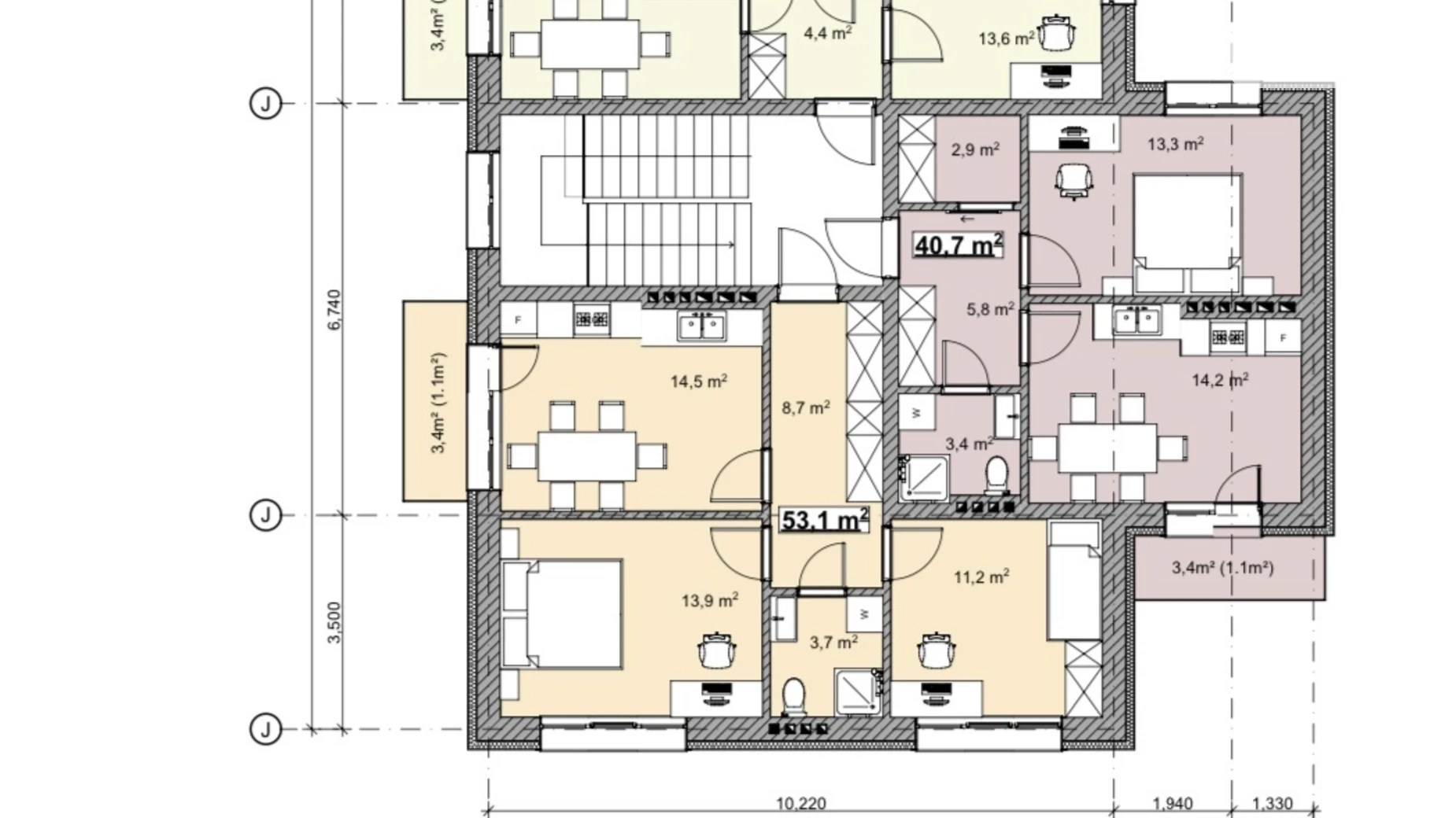 Продается 1-комнатная квартира 41 кв. м в, цена: 40700 $ - фото 5