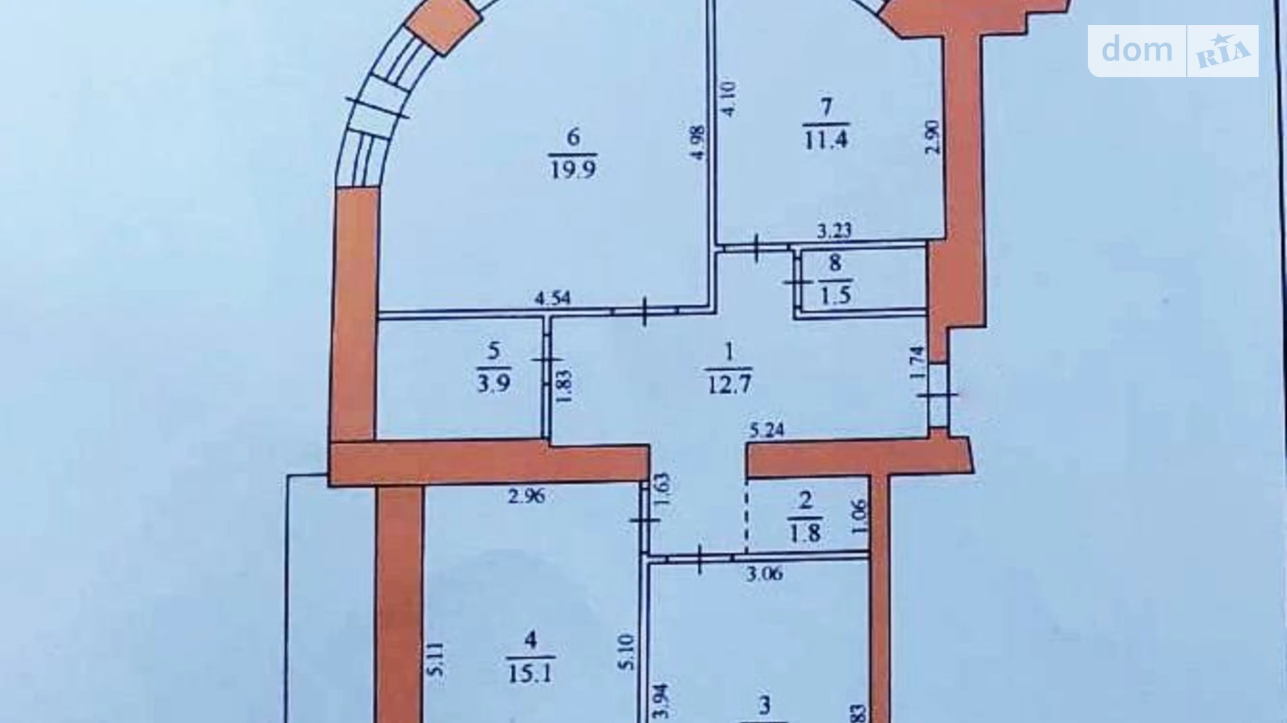 3-кімнатна квартира 87.2 кв. м у Тернополі, вул. Березова - фото 14