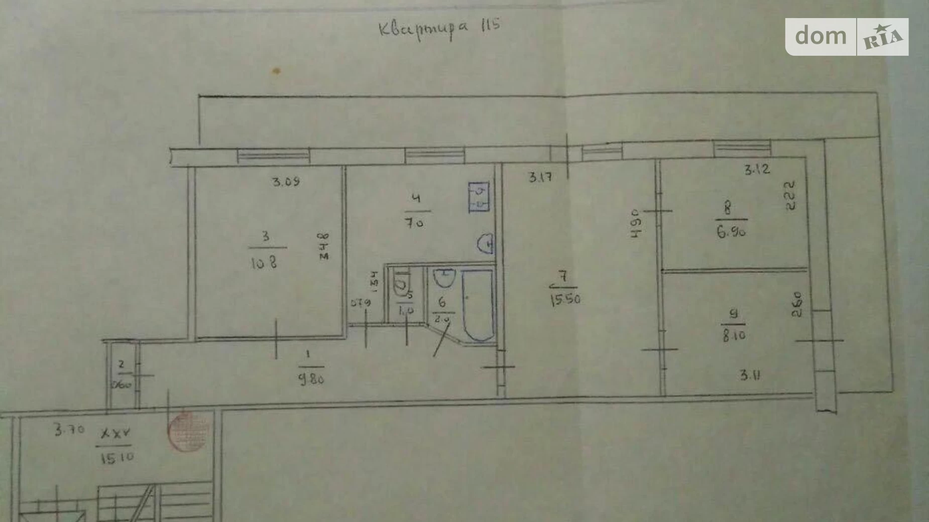 Продається 4-кімнатна квартира 68 кв. м у Білій Церкві, просп. Незалежності, 44 - фото 2