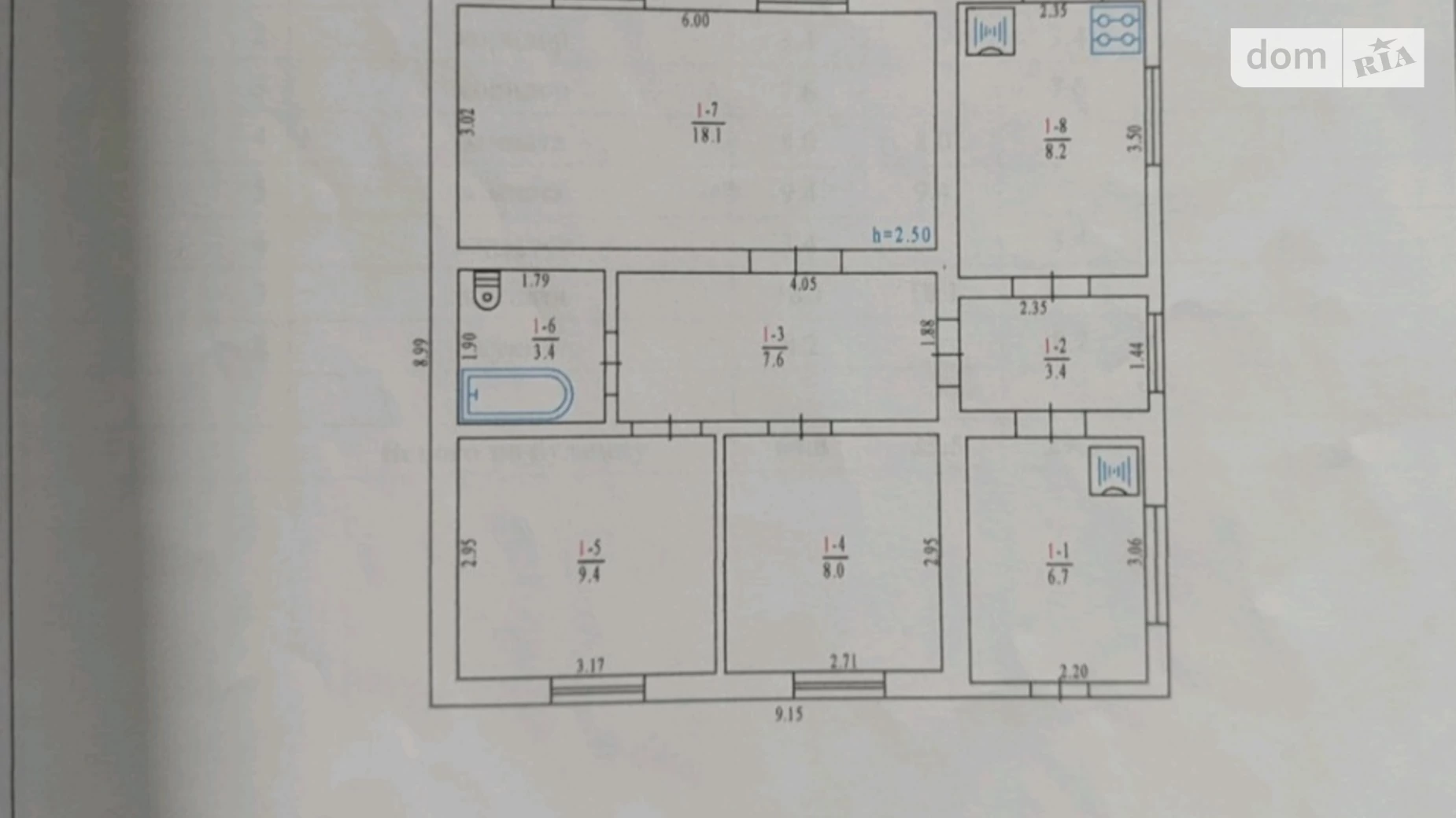 Продается одноэтажный дом 64.8 кв. м с балконом, цена: 12000 $ - фото 2