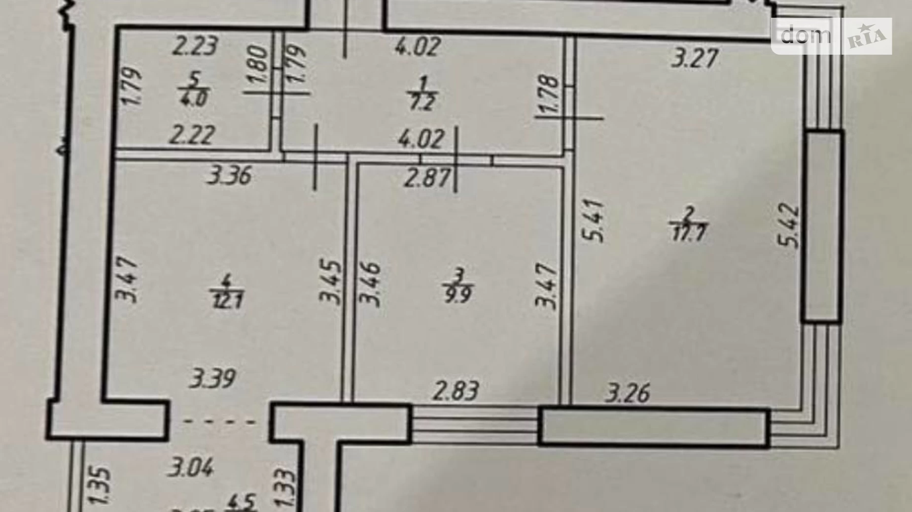 Продается 2-комнатная квартира 55.4 кв. м в Ивано-Франковске - фото 4