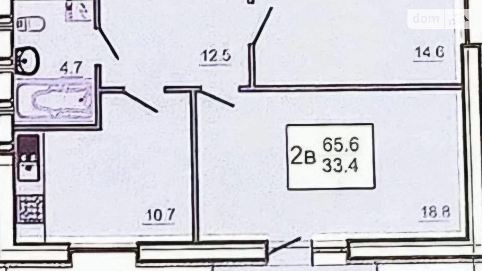 Продається 2-кімнатна квартира 65.6 кв. м у Харкові, вул. Нескорених(Героїв Праці), 1 - фото 2