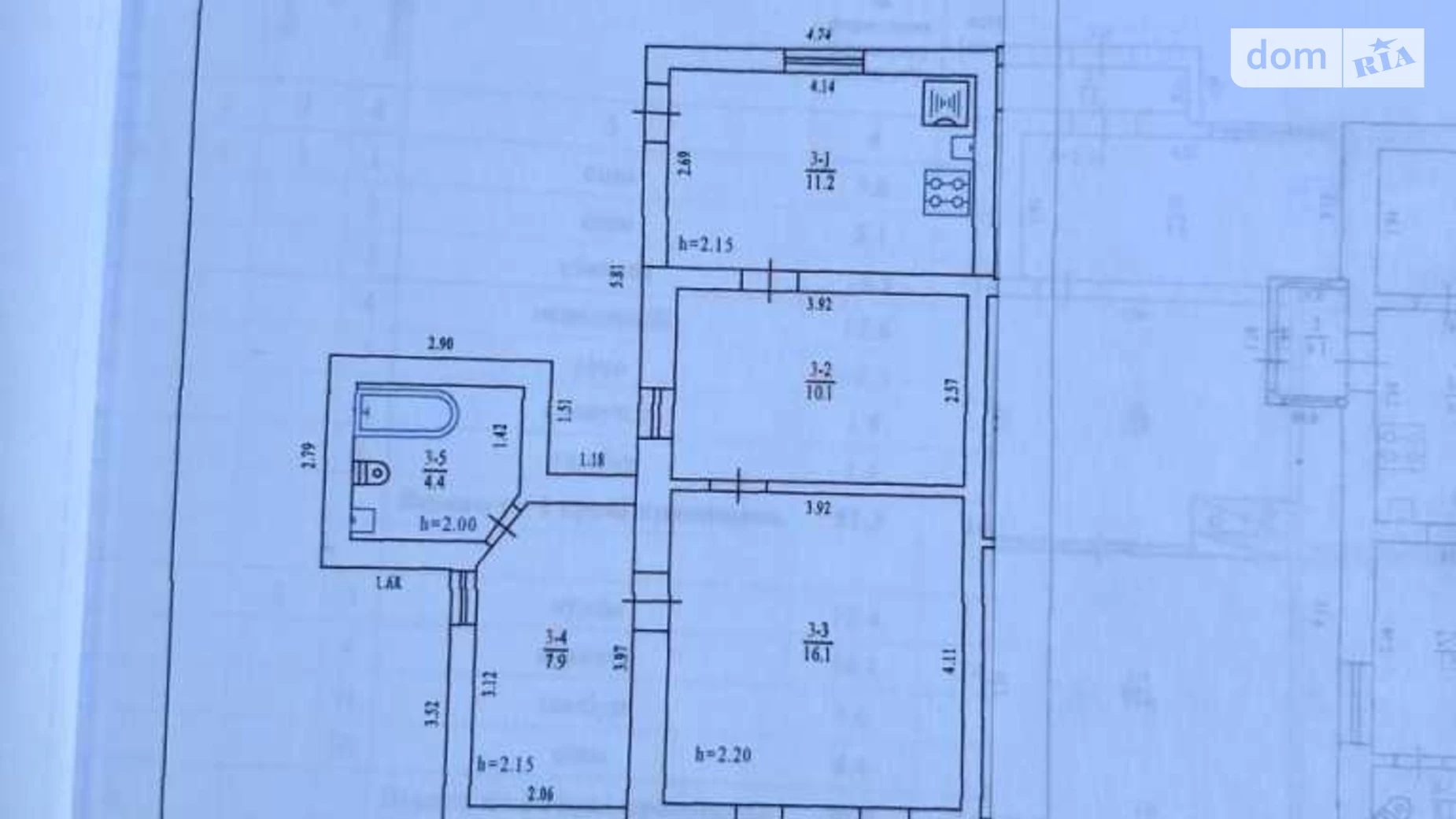 Продается часть дома 49.7 кв. м с бассейном, цена: 41000 $ - фото 4
