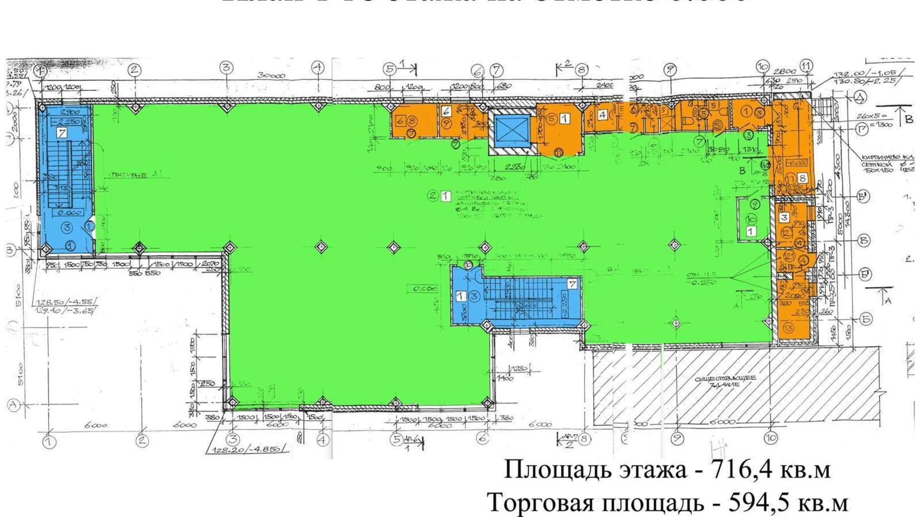 Продається об'єкт сфери послуг 2158 кв. м в 3-поверховій будівлі, цена: 299000 $ - фото 4