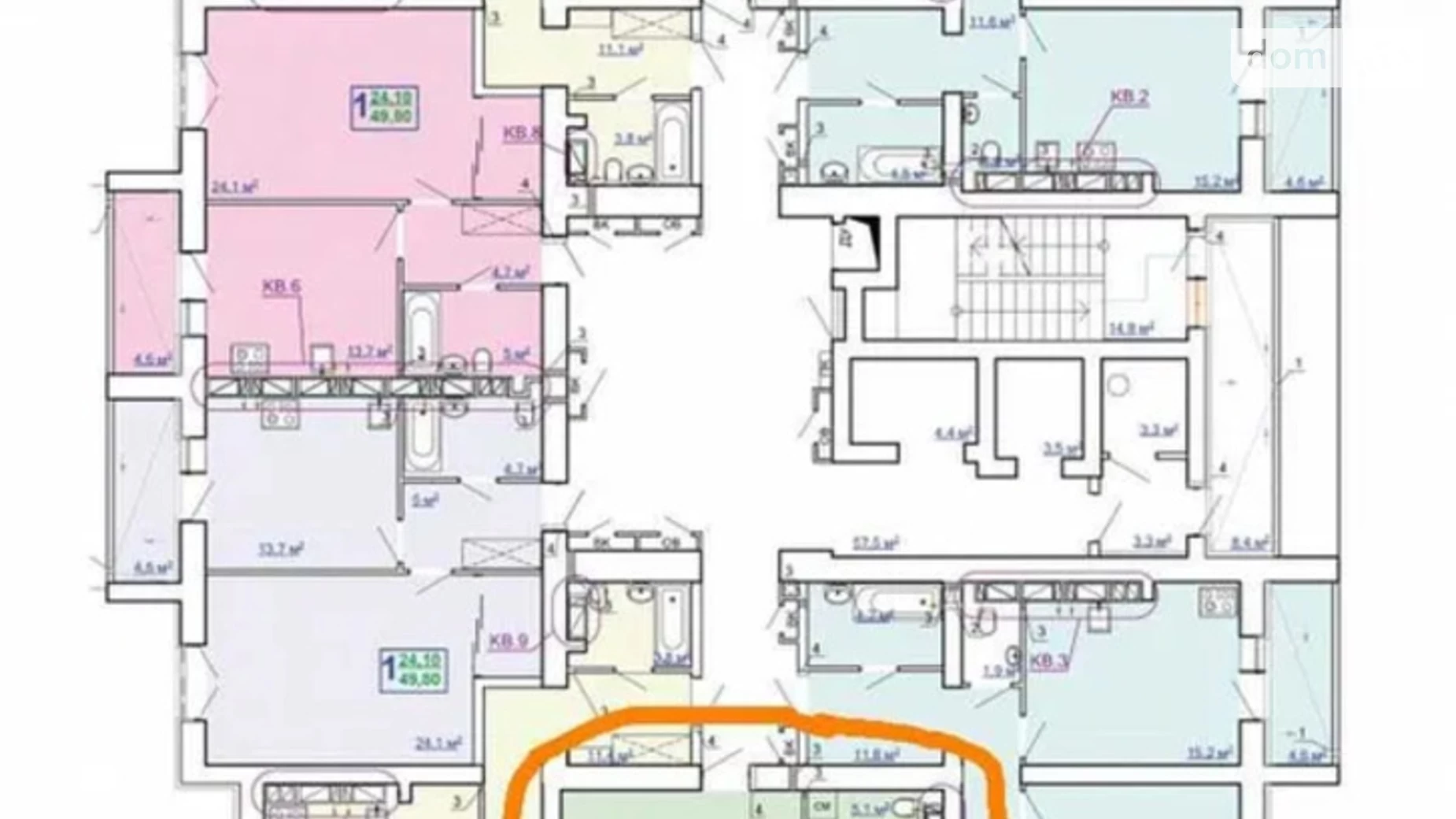 Продається 1-кімнатна квартира 47.5 кв. м у Харкові, цена: 33000 $ - фото 4