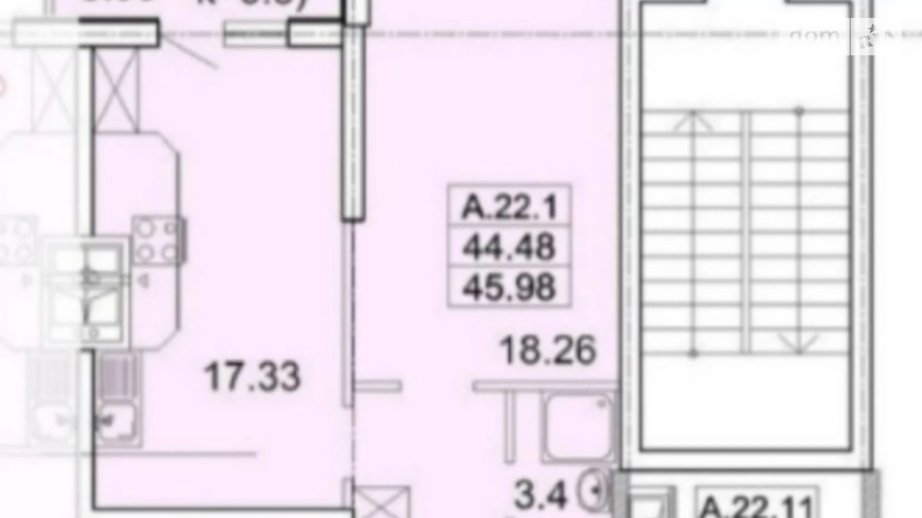 Продается 1-комнатная квартира 45 кв. м в Одессе, Фонтанская дор., 25Ж - фото 2