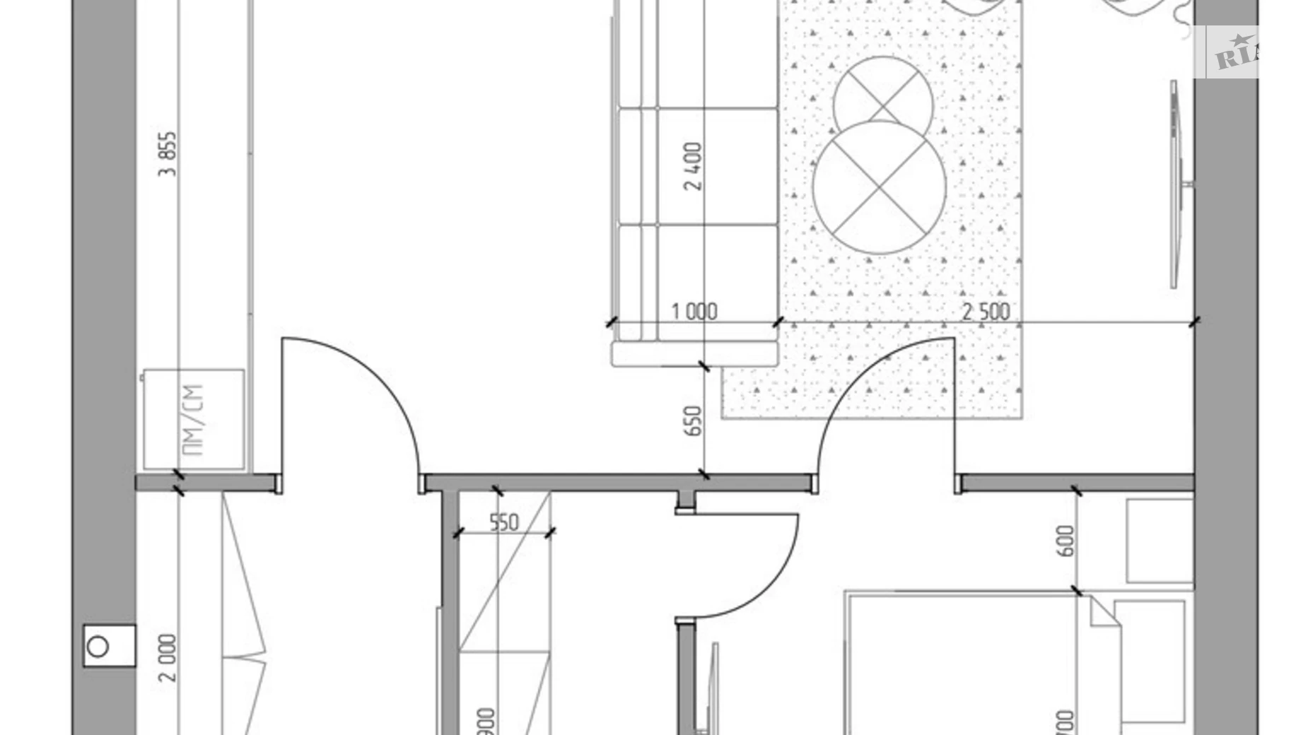 Продается 2-комнатная квартира 52 кв. м в Байковцах, ул. Солнечная - фото 17