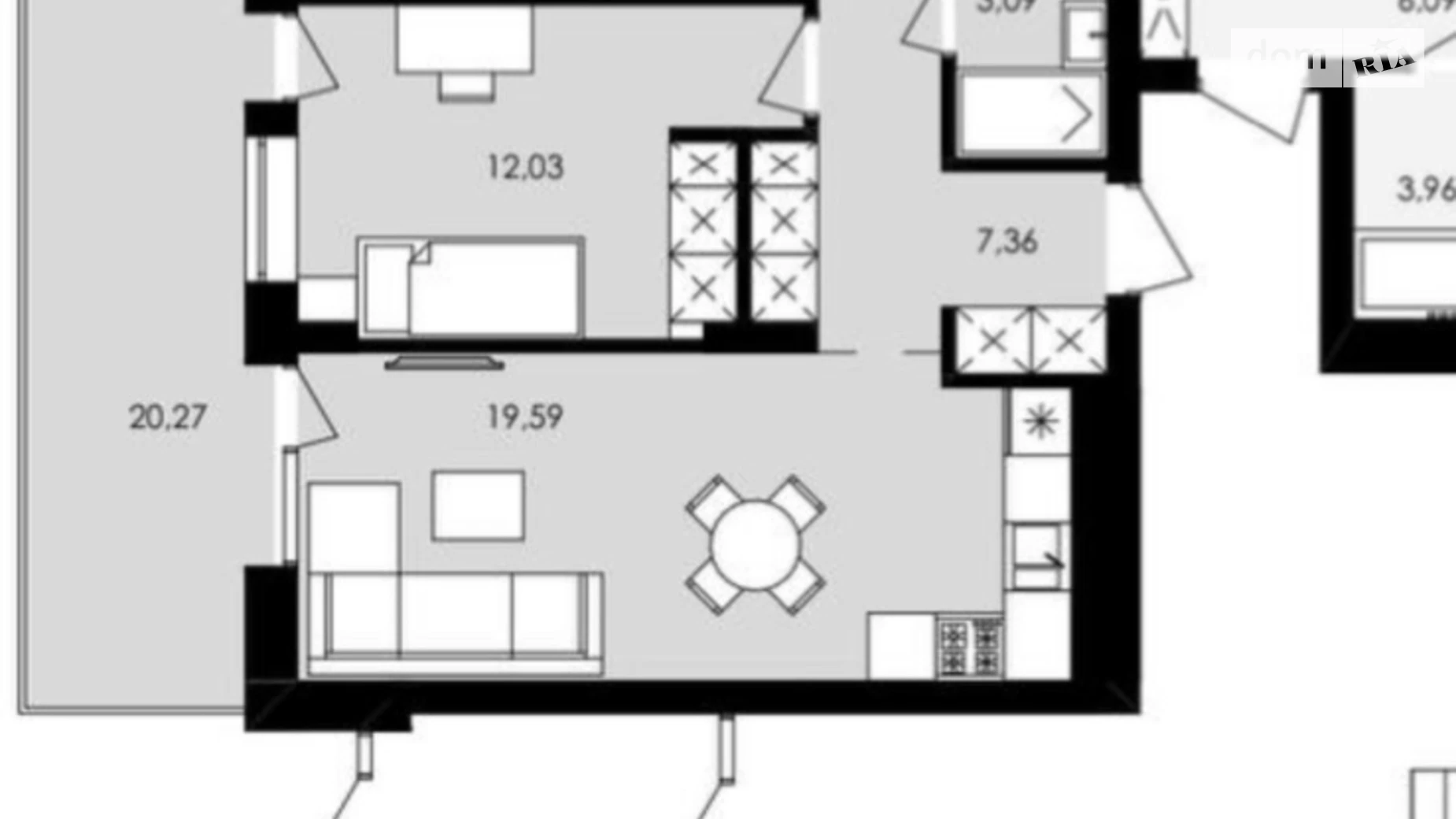 Продается 2-комнатная квартира 72 кв. м в Львове, ул. Замарстиновская, 76 - фото 4