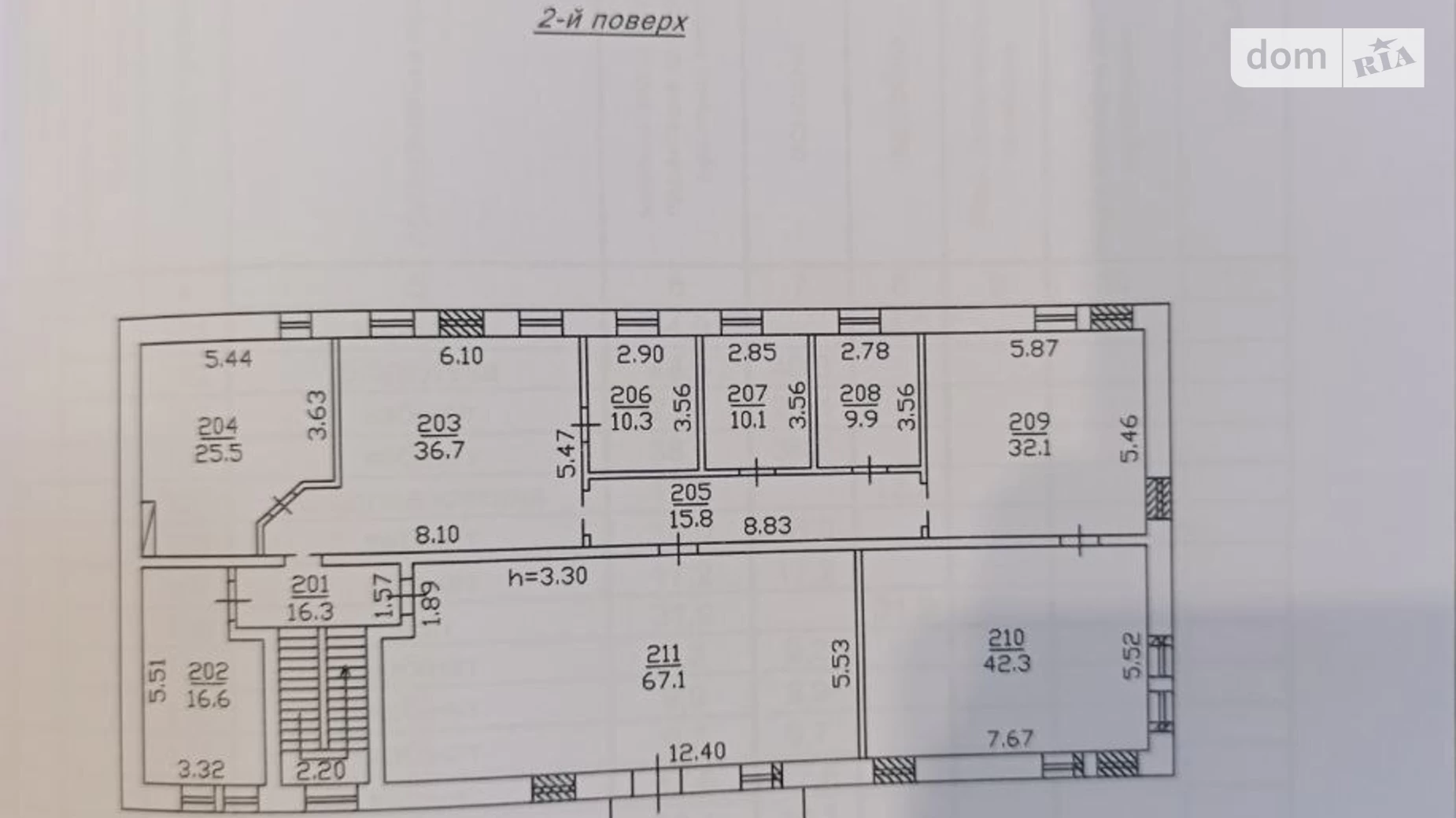 Продается помещения свободного назначения 563 кв. м в 2-этажном здании, цена: 250000 $ - фото 4