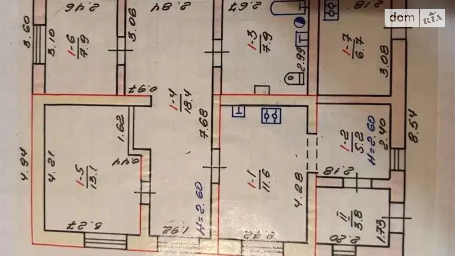 Продається одноповерховий будинок 74.6 кв. м з садом, цена: 100000 $ - фото 3