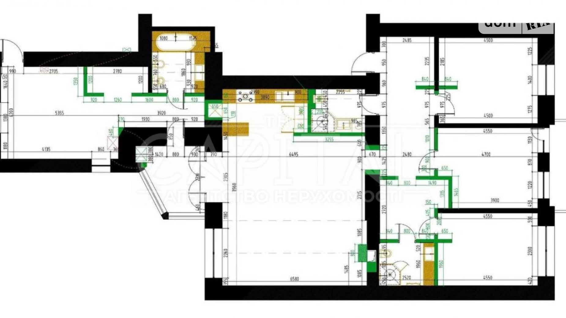 Сдается в аренду 5-комнатная квартира 175 кв. м в Киеве, ул. Антоновича(Горького), 18/1 - фото 3