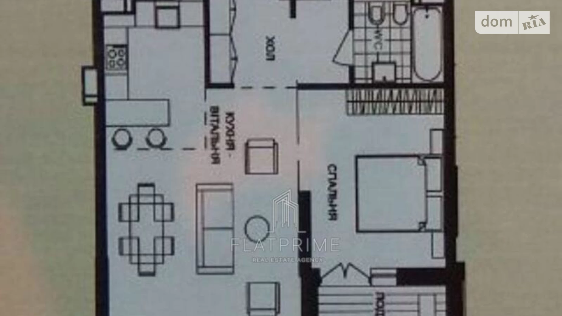 Продается 1-комнатная квартира 62.8 кв. м в Киеве - фото 4