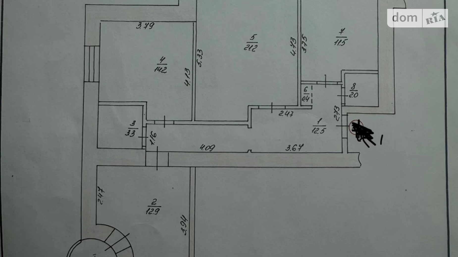 3-кімнатна квартира 82.8 кв. м у, цена: 61000 $ - фото 4