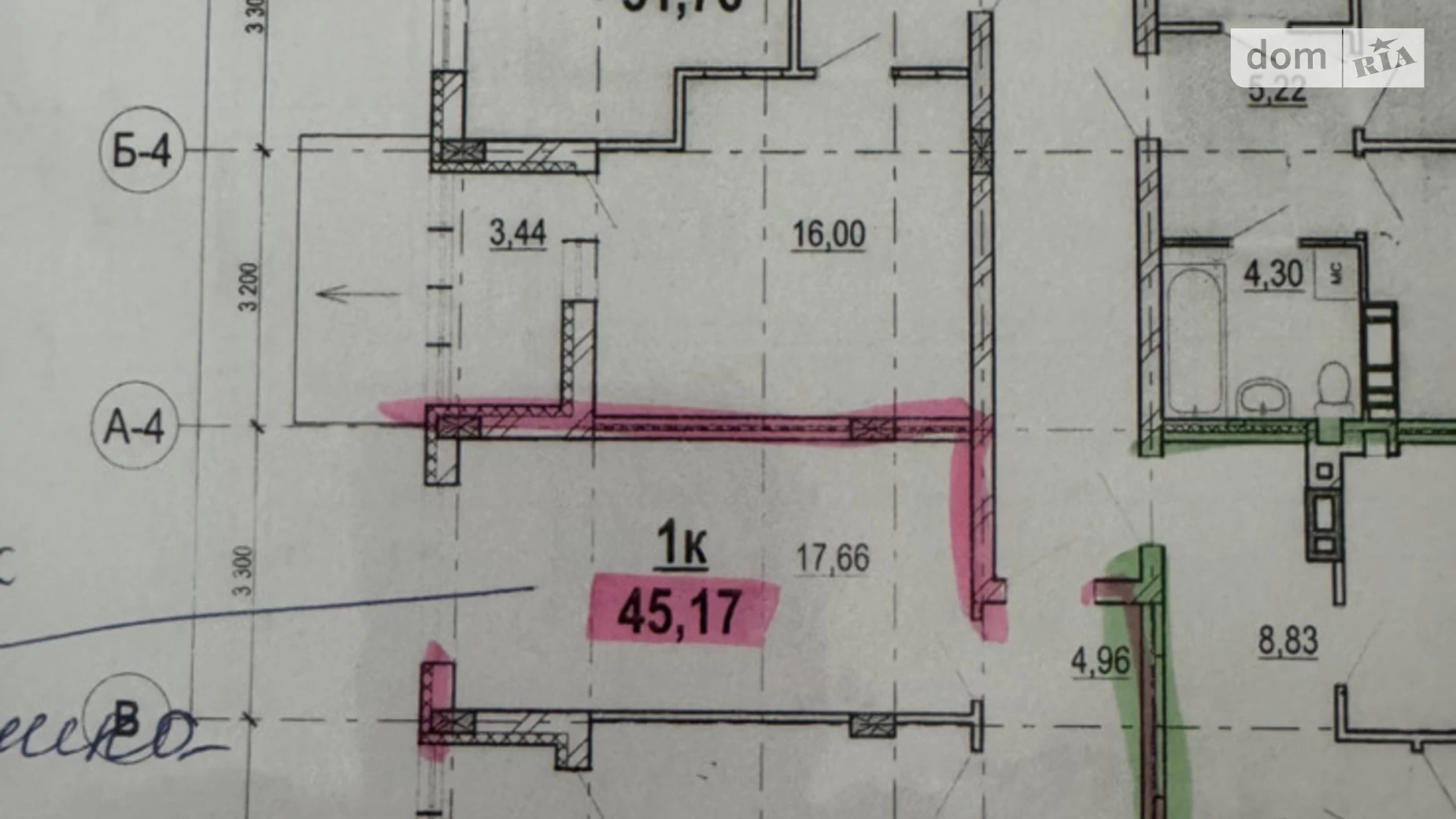 Продается 1-комнатная квартира 45 кв. м в Виннице, ул. Ивана Богуна - фото 3