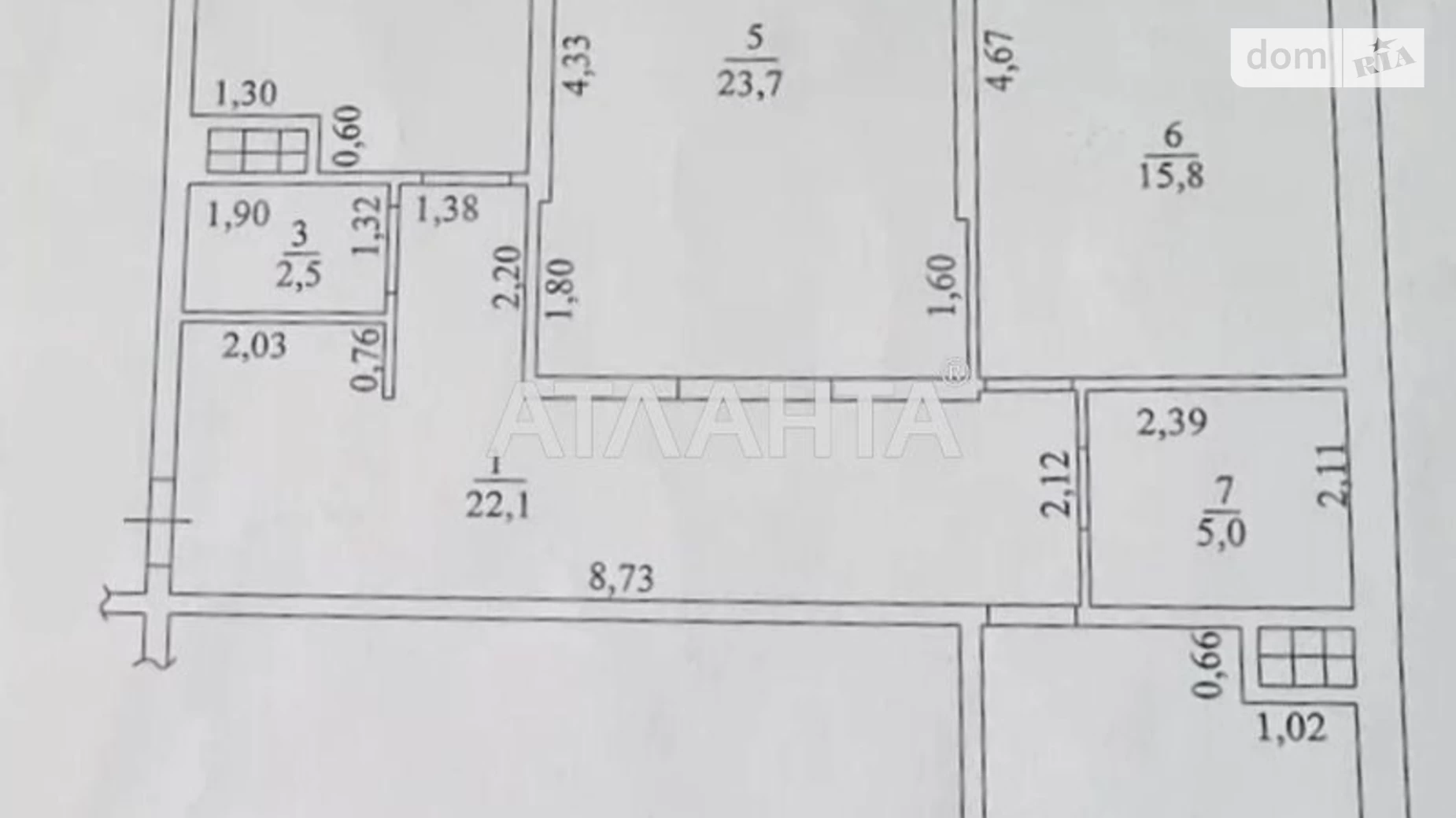 Продается 3-комнатная квартира 102.4 кв. м в Одессе, ул. Независимости, 11/2 - фото 2