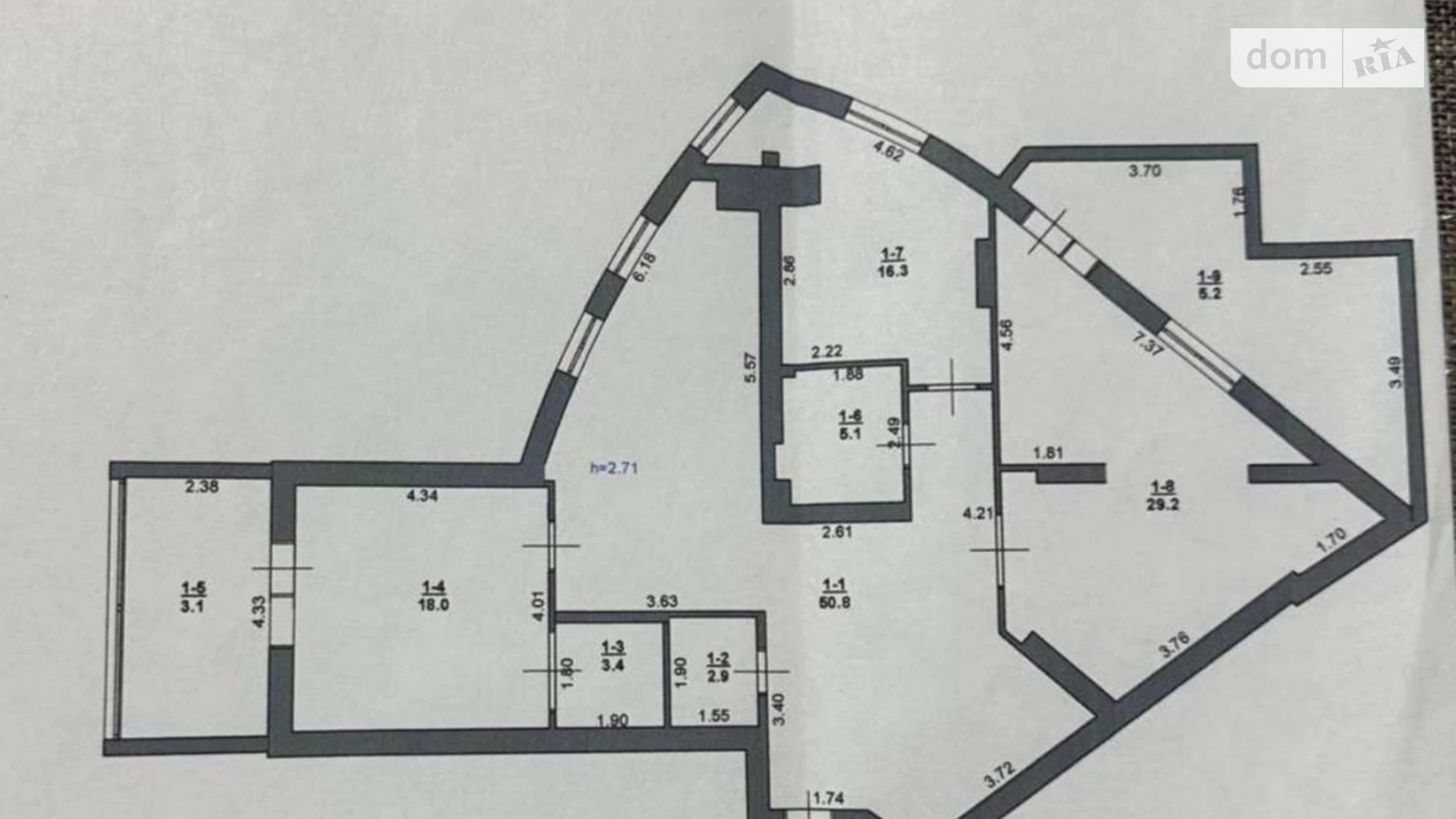 Продается 2-комнатная квартира 134 кв. м в Хмельницком, ул. Степана Бандеры, 2/1А - фото 33