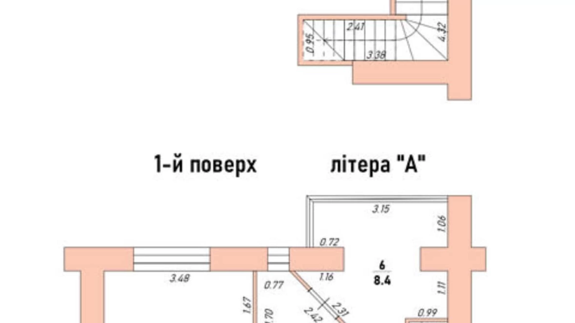 Продається приміщення вільного призначення 42.44 кв. м в 2-поверховій будівлі, цена: 31200 $ - фото 2