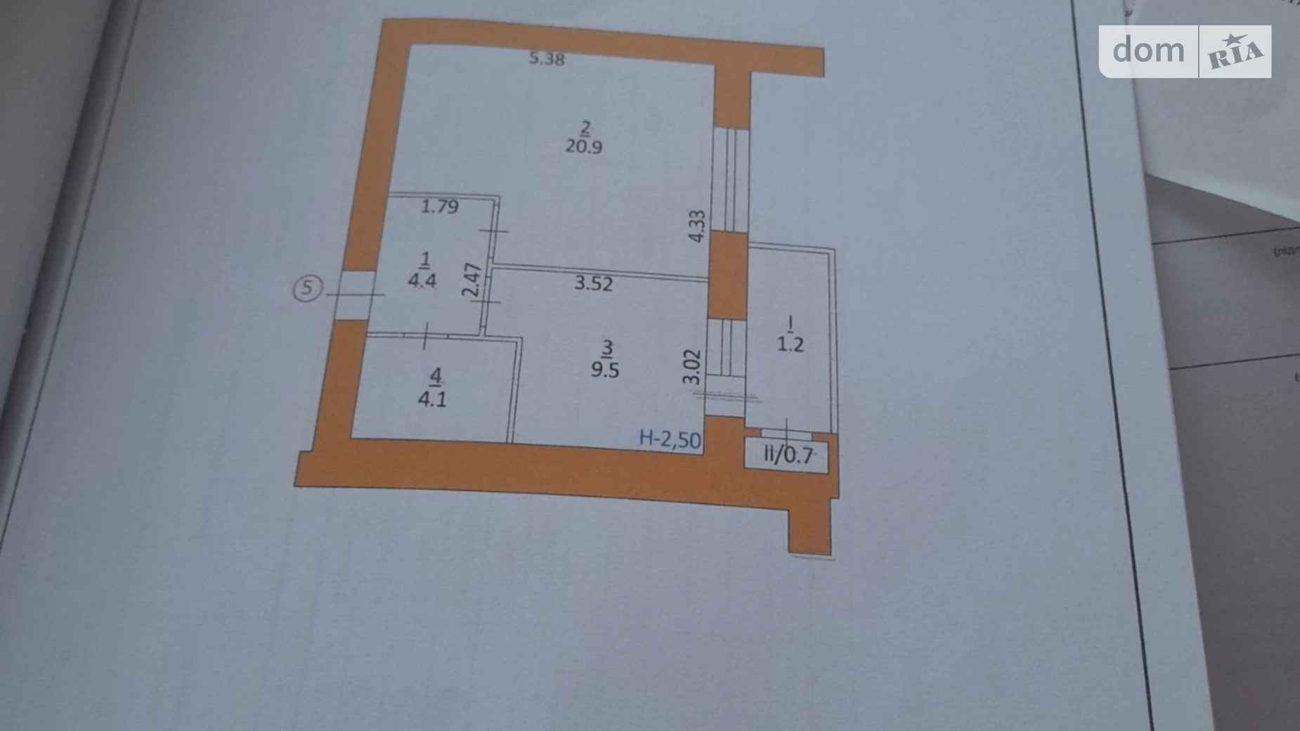 1-кімнатна квартира 41 кв. м у Тернополі, вул. Володимира Великого, 17 - фото 2