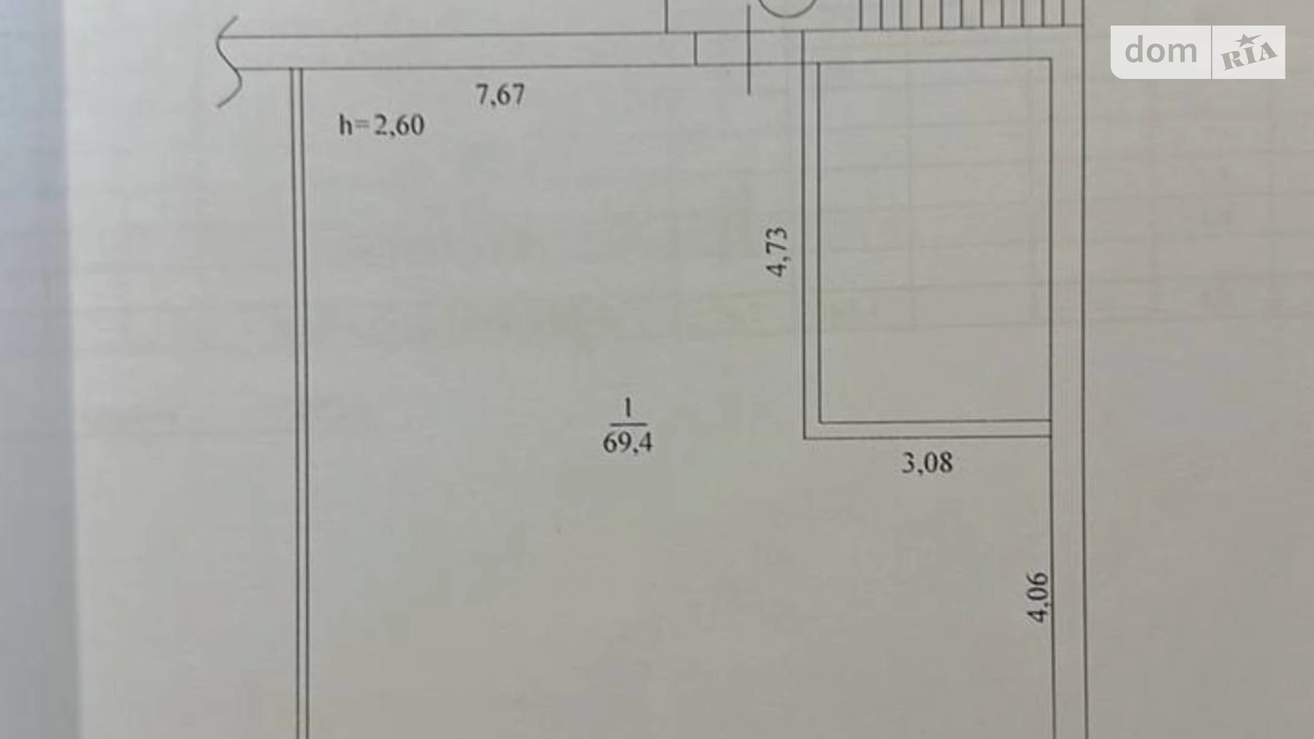 Продается помещения свободного назначения 70.2 кв. м в 4-этажном здании, цена: 39000 $ - фото 2