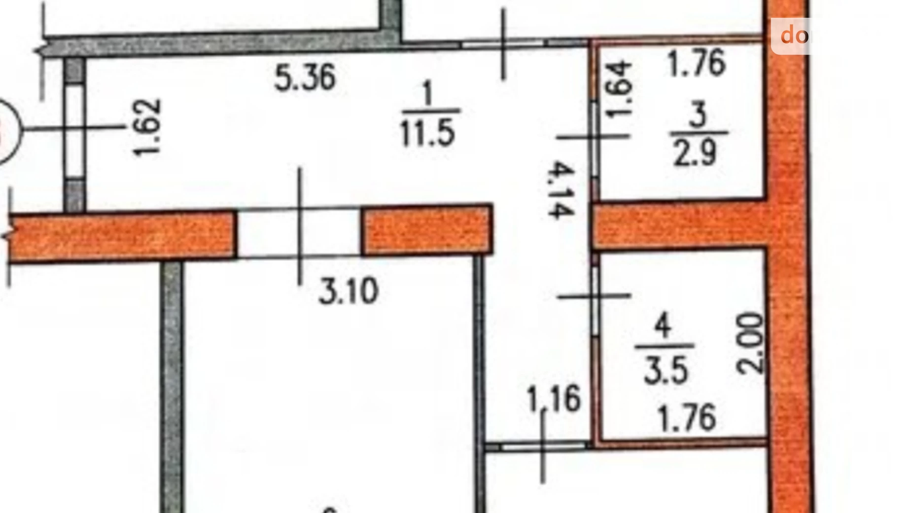 Продается 2-комнатная квартира 76 кв. м в Житомире, ул. Синельниковская - фото 3