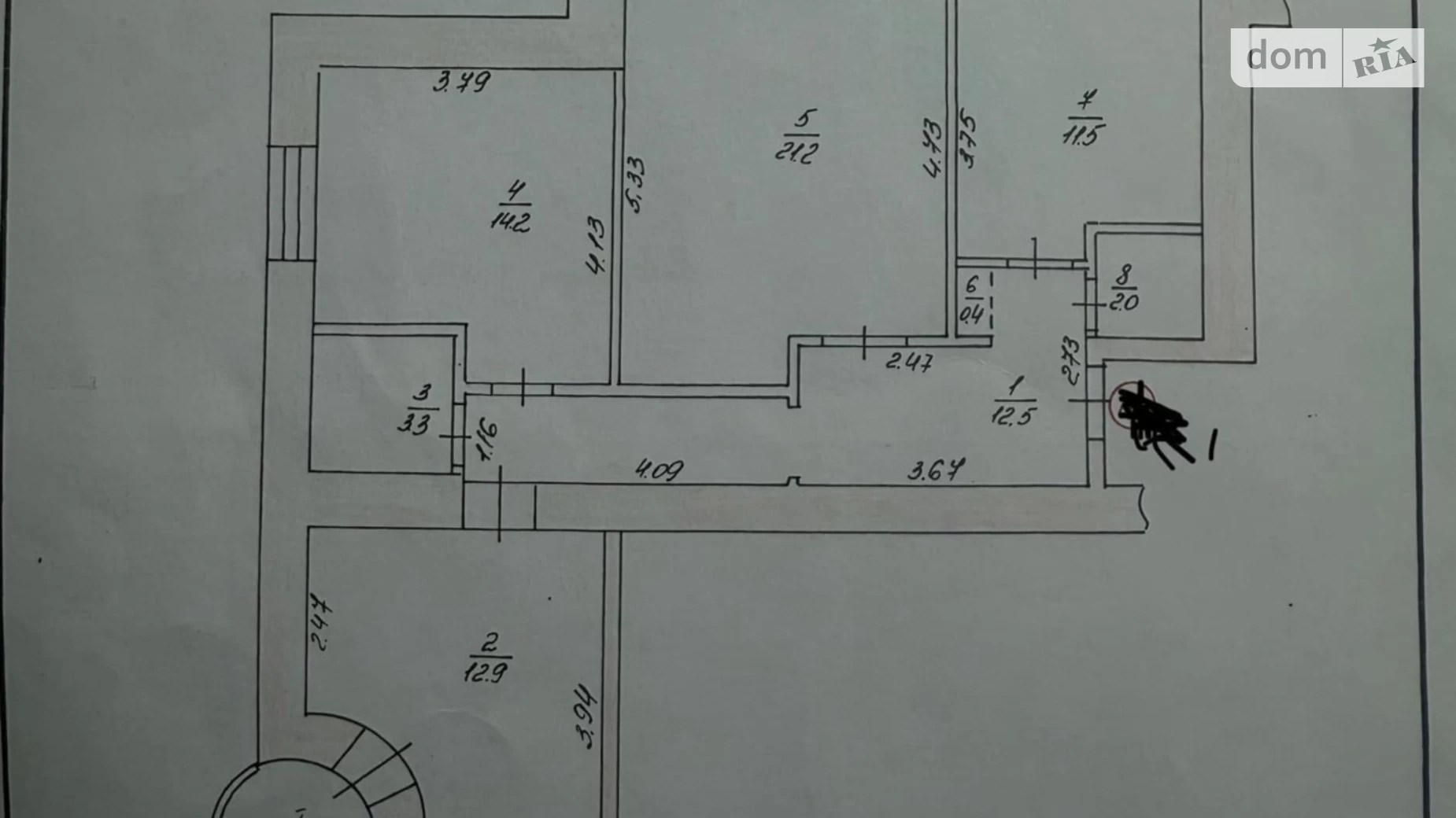 3-кімнатна квартира 83 кв. м у Тернополі, цена: 61000 $ - фото 3