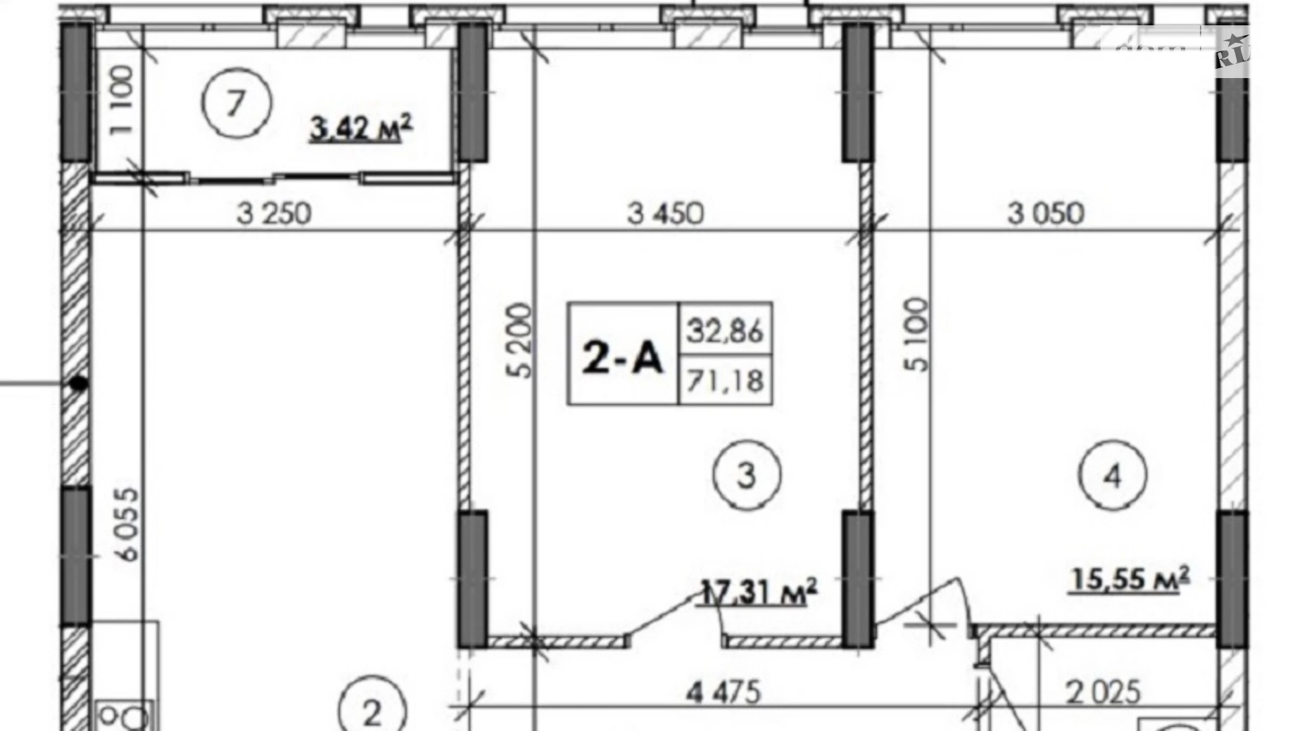 Продается 2-комнатная квартира 71.18 кв. м в Киеве, ул. Каунасская, 27 - фото 3