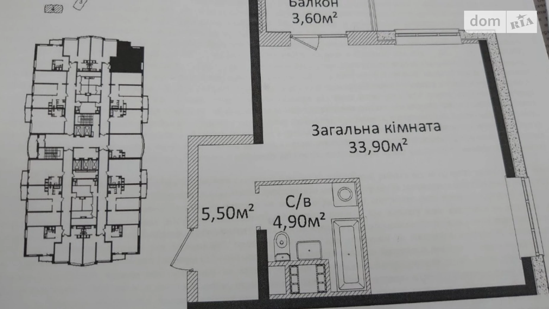Продается 1-комнатная квартира 44 кв. м в Одессе, просп. Гагарина, 19 корпус 4 - фото 5