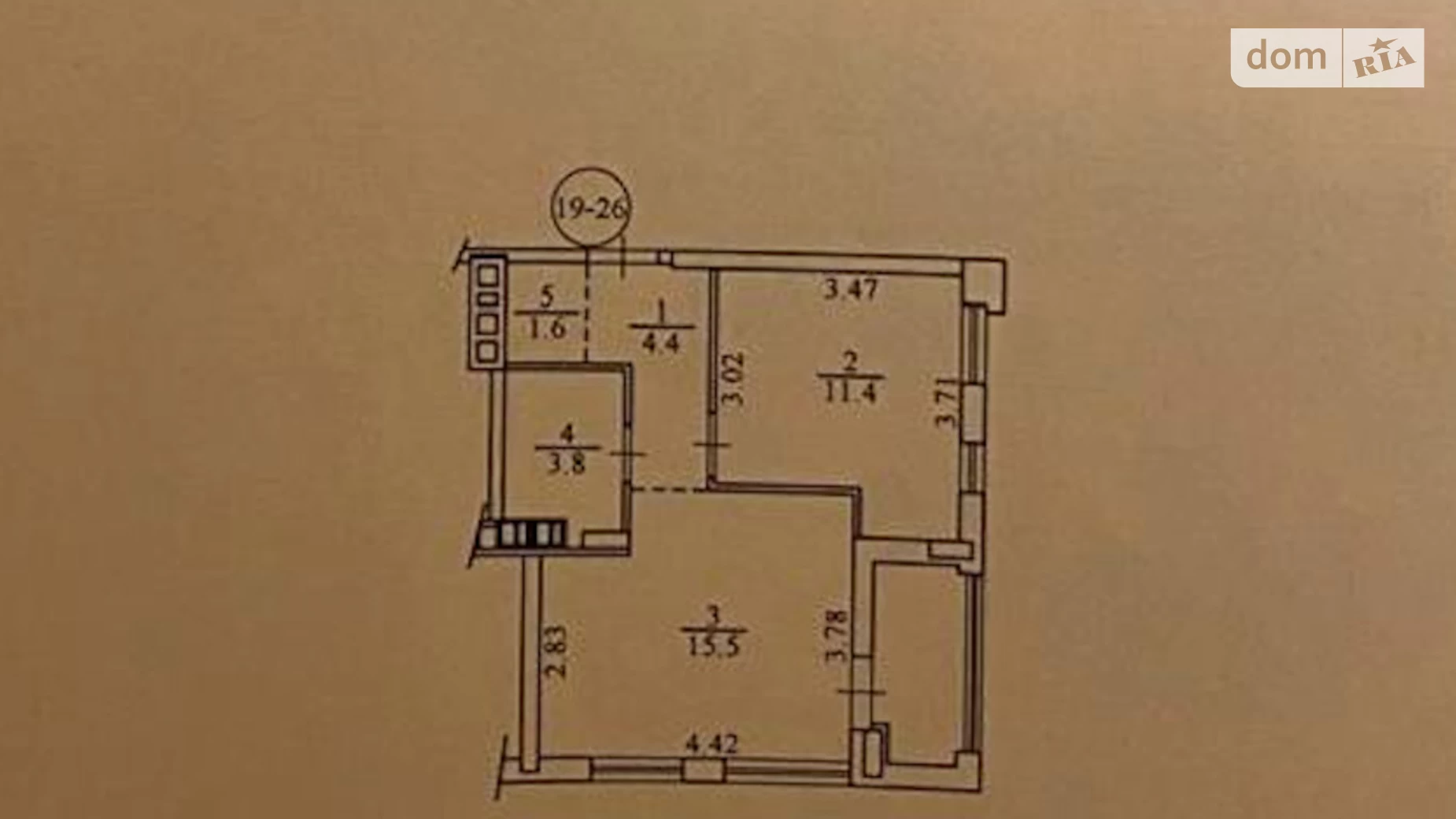 Продається 1-кімнатна квартира 40.2 кв. м у Києві, вул. Салютна, 2 - фото 4