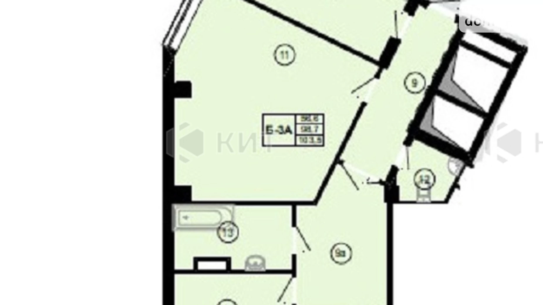 Продается 3-комнатная квартира 104 кв. м в Харькове, просп. Героев Харькова(Московский), 97 - фото 2
