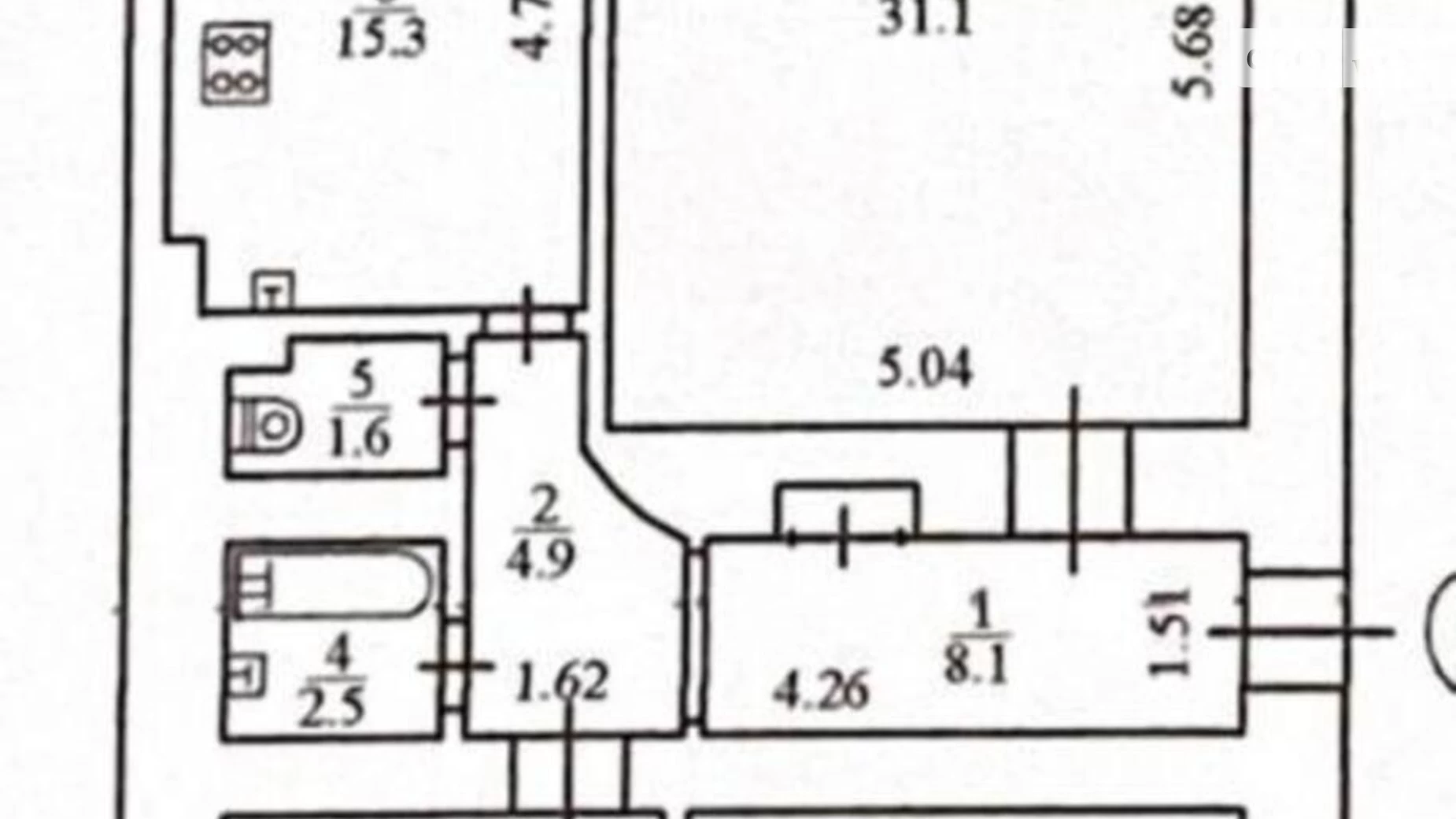Продается 2-комнатная квартира 81 кв. м в Киеве, ул. Олеся Гончара, 88Б - фото 3