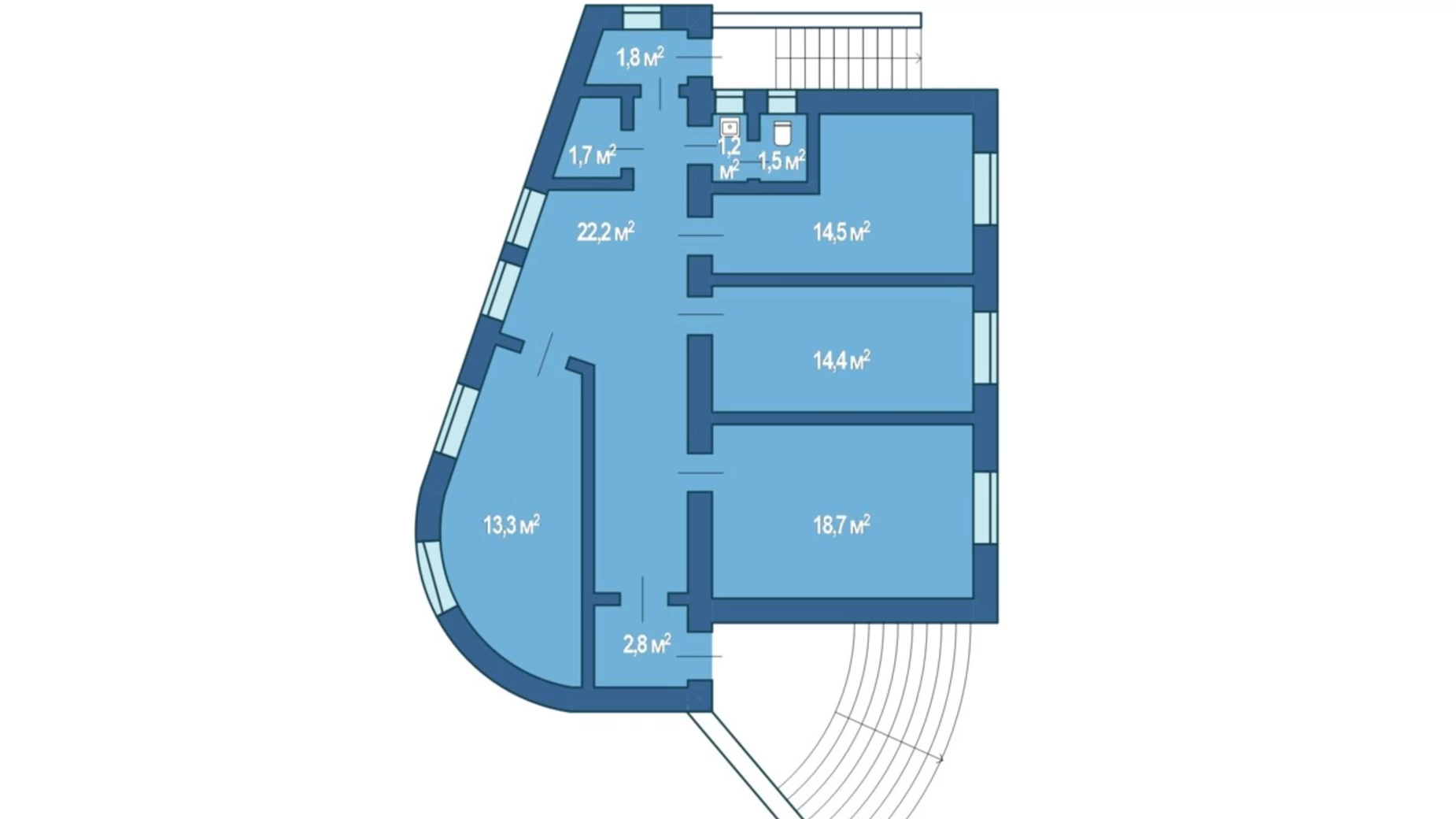 Продается офис 188.9 кв. м в бизнес-центре, цена: 300000 $ - фото 5