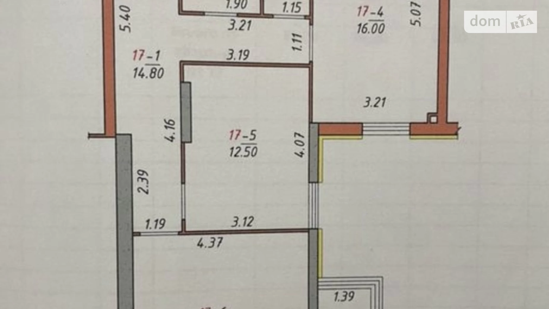 Продается 2-комнатная квартира 84 кв. м в Черновцах, ул. Героев Майдана, 111Д - фото 3