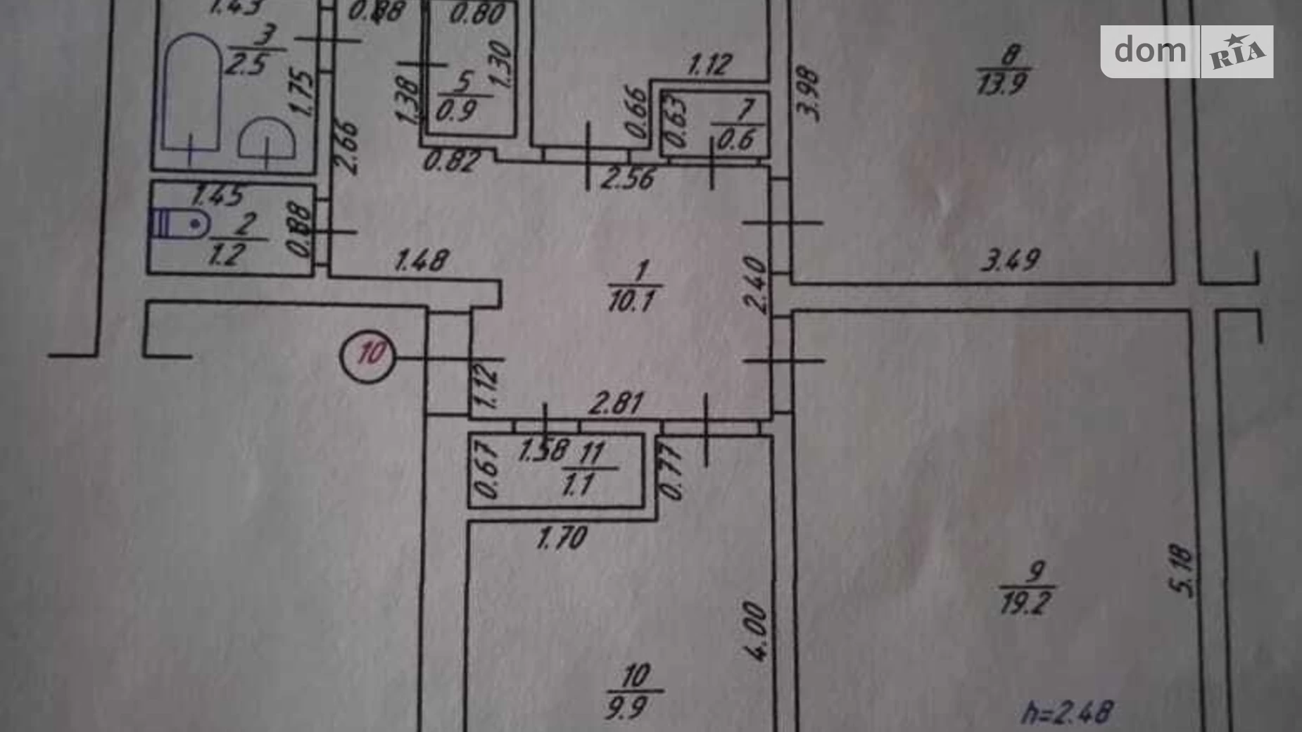 Продается 4-комнатная квартира 79.6 кв. м в, цена: 30000 $ - фото 5