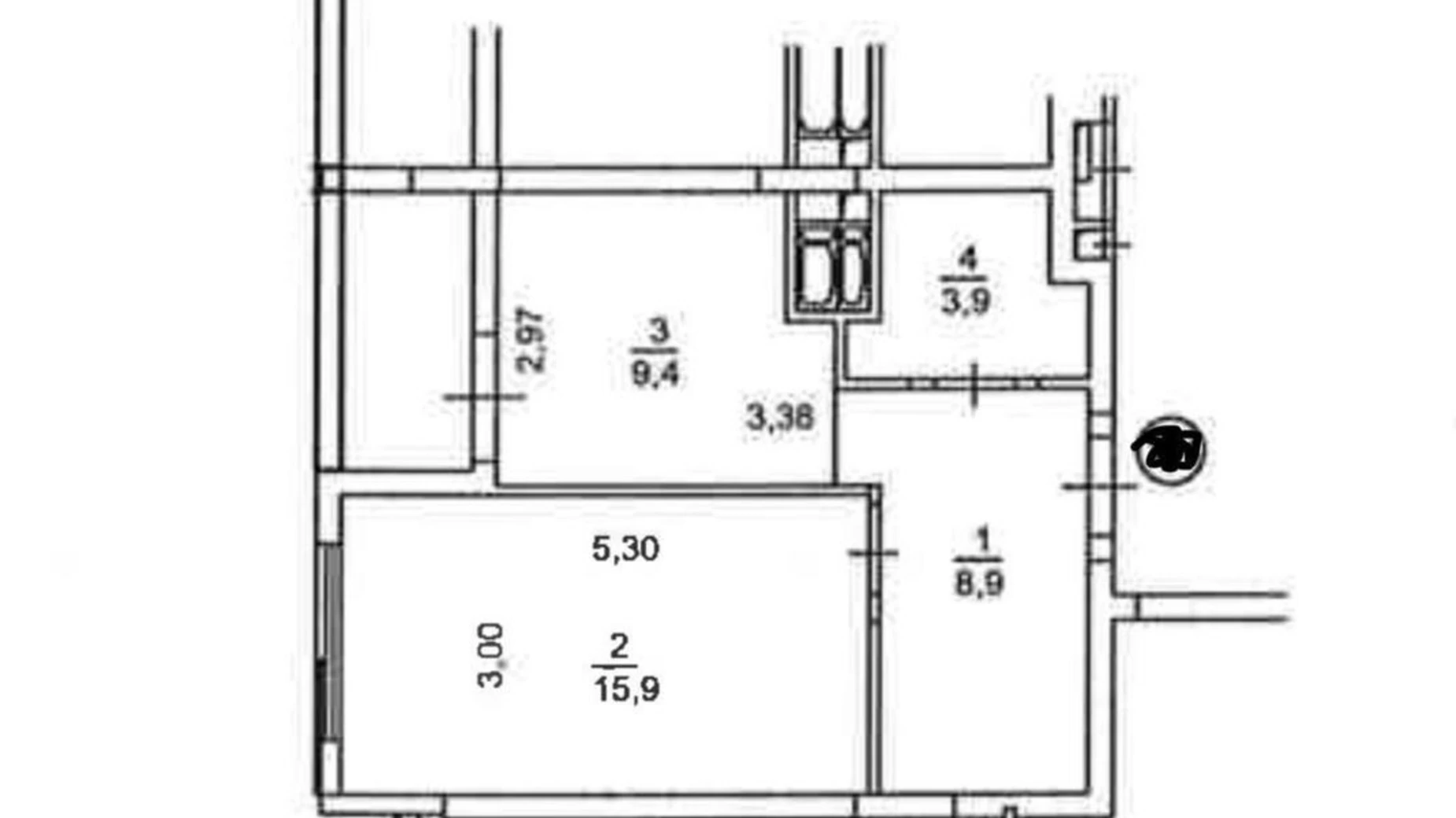 Продается 1-комнатная квартира 42 кв. м в Крюковщине, ул. Панорамная, 2 - фото 2