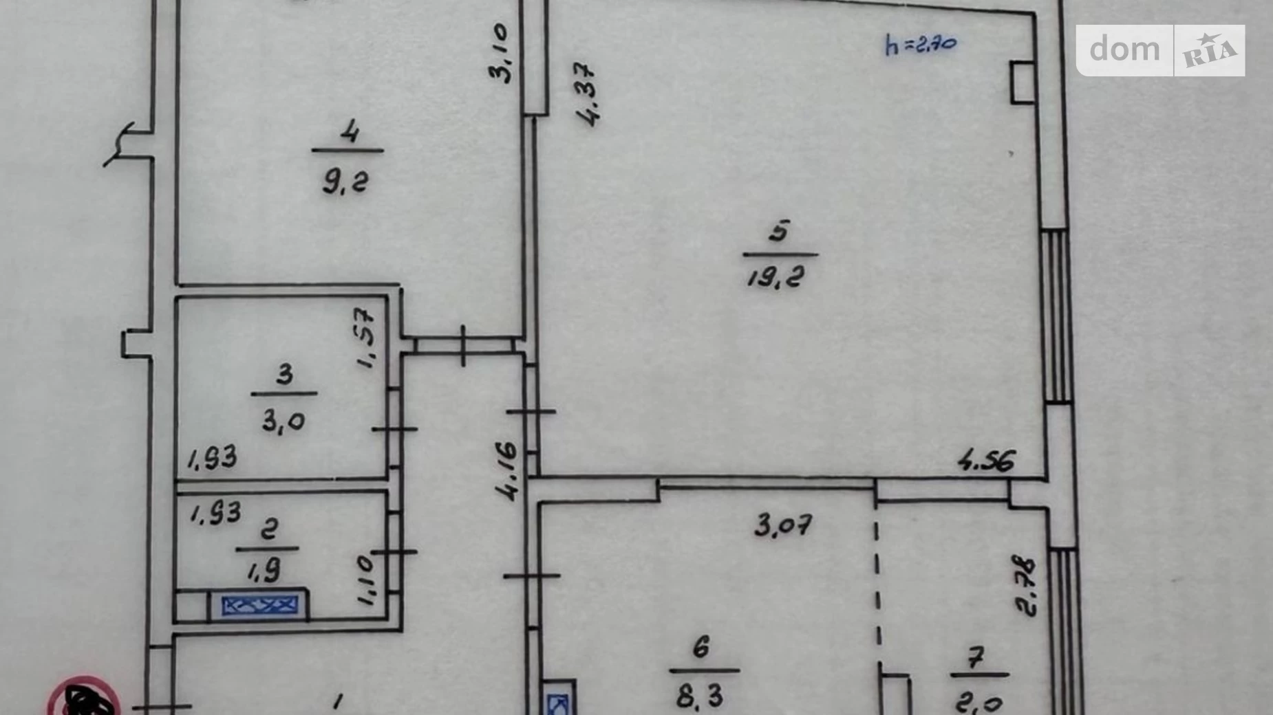 Продається 2-кімнатна квартира 55 кв. м у Крюківщині, цена: 57000 $ - фото 2